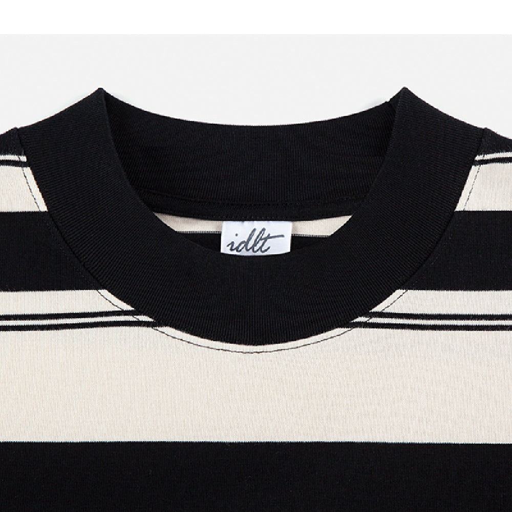 320G Heavyweight Striped Oversized Tee - chiclara