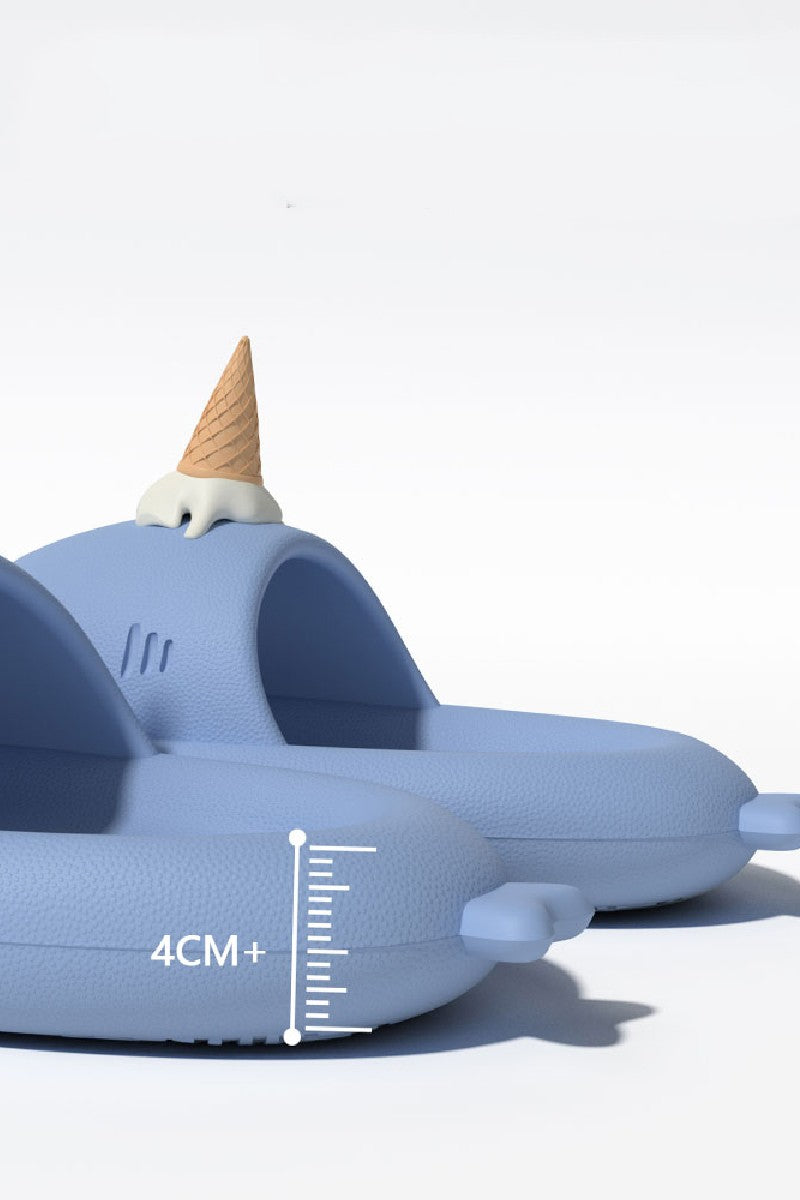 Ice Cream Shark Slippers