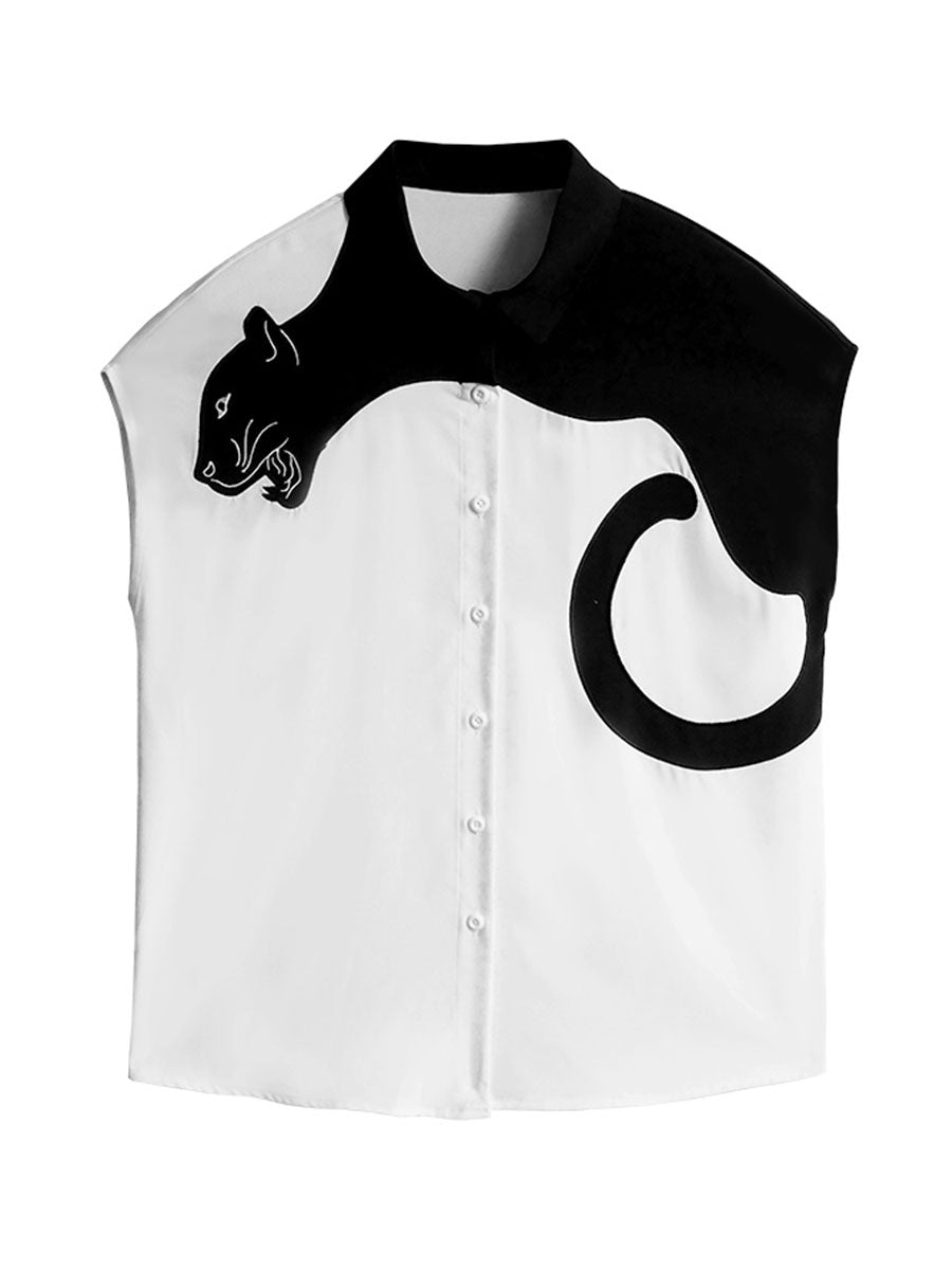 Blusa bordada de Panther Grace