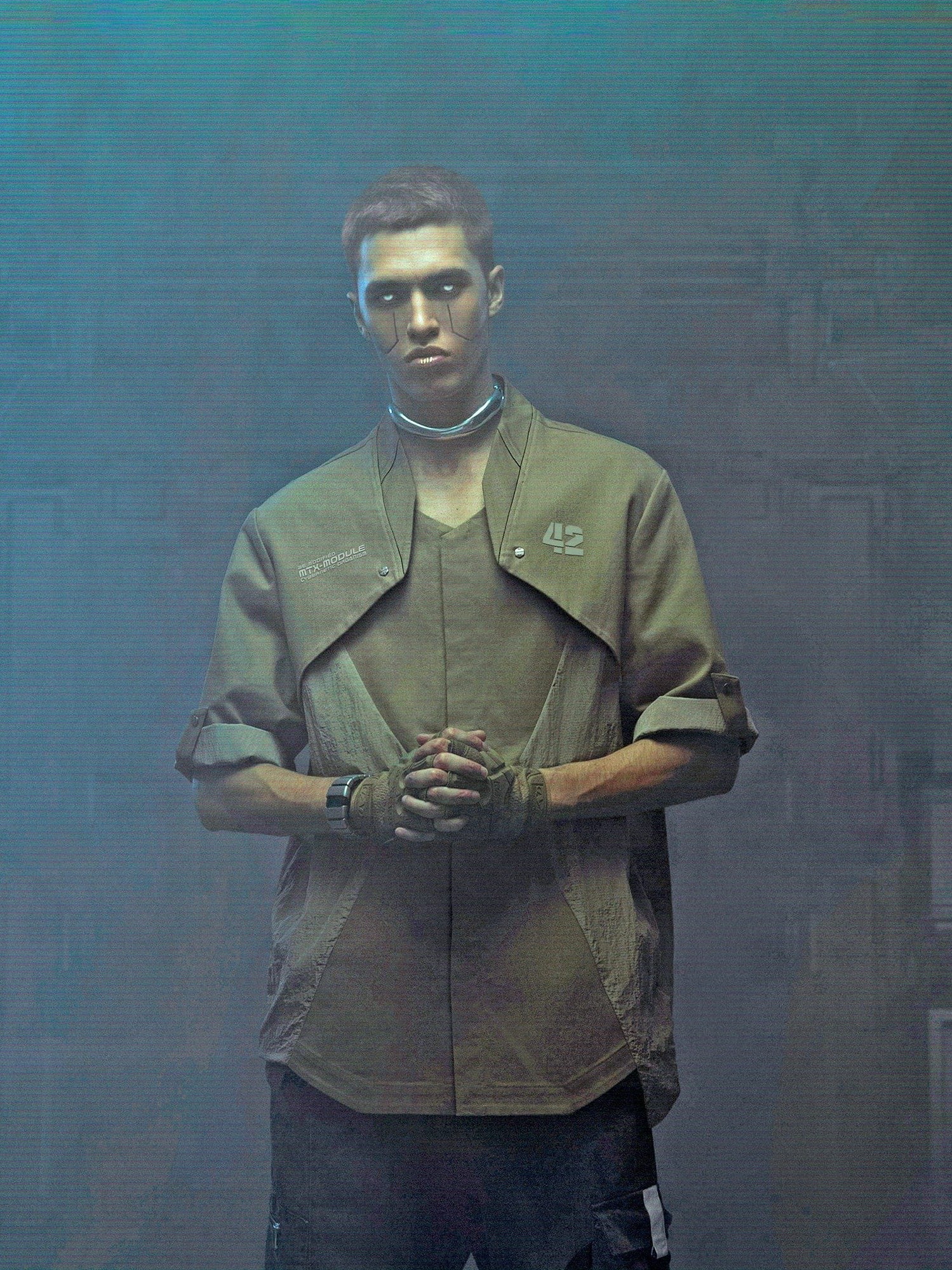 Chemise utilitaire tactique armée verte