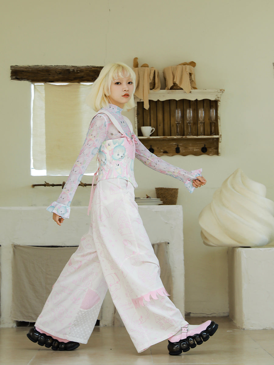 Tooth Fairy Wide Leg Pants