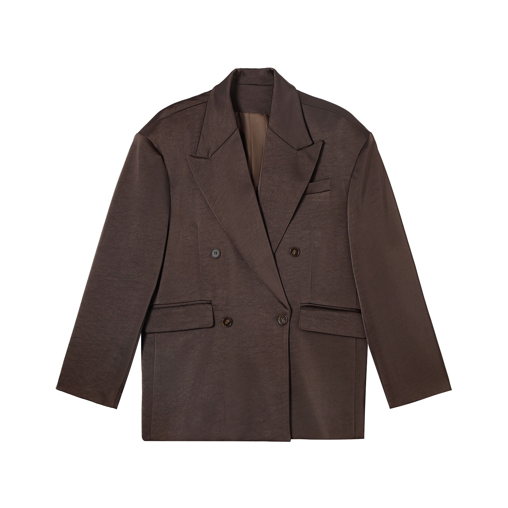 Satin Oversized Blazer