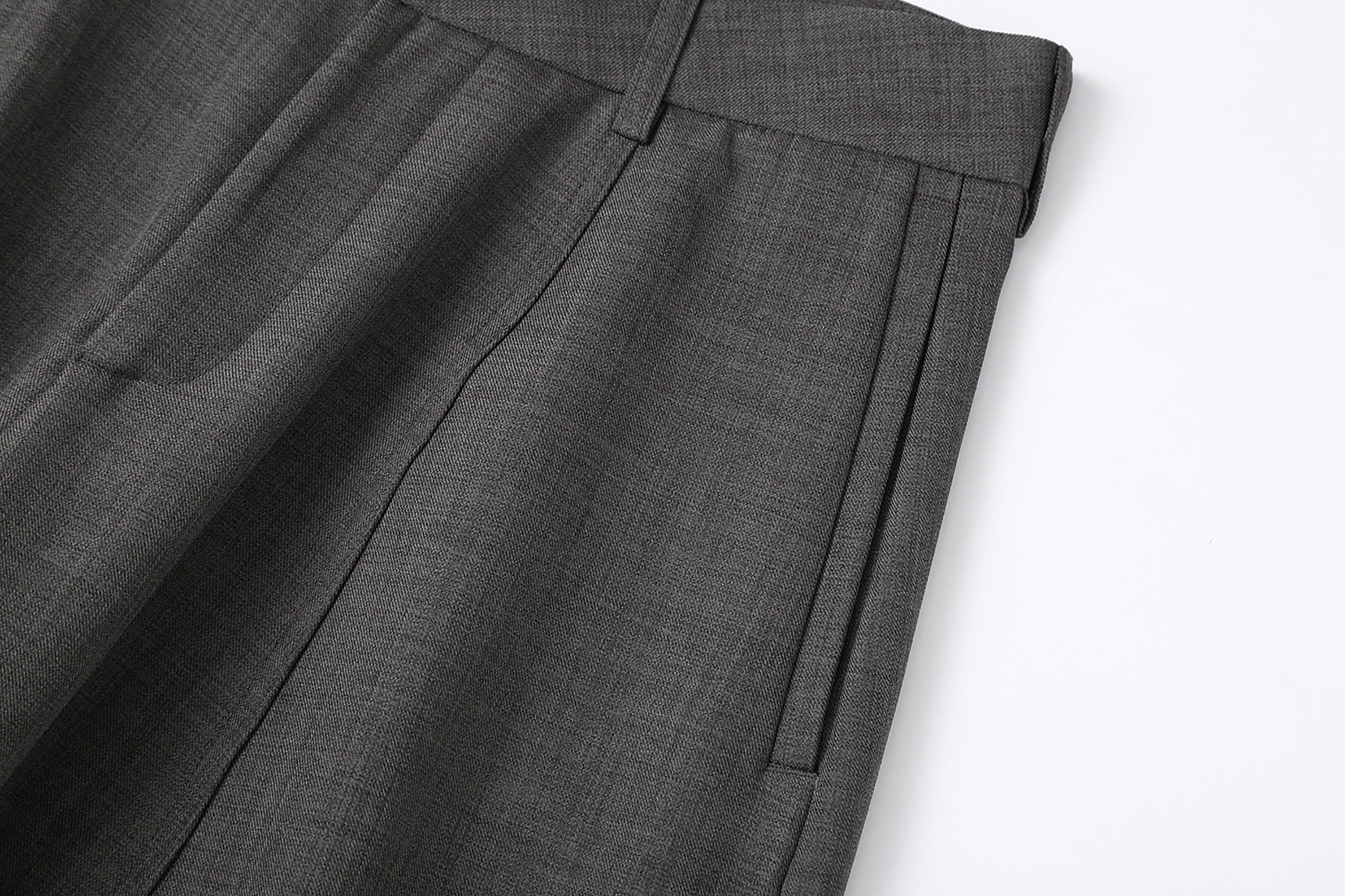 Ultra Wide-Leg Black Trousers