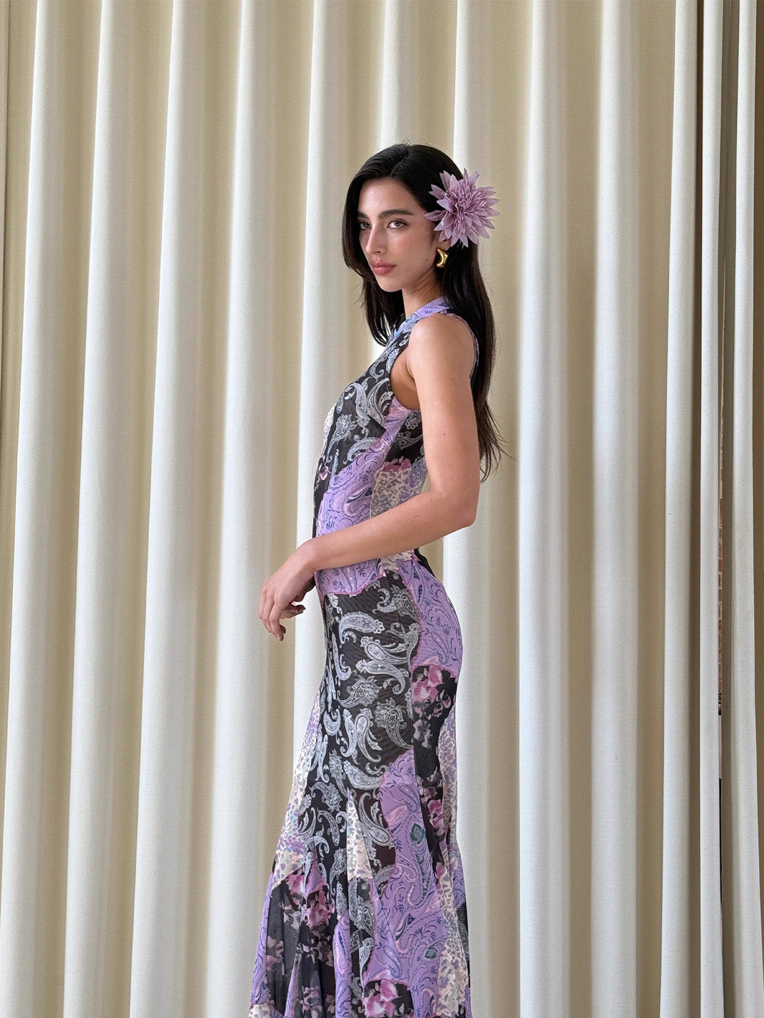 Stretch Mermaid Cheongsam Dress