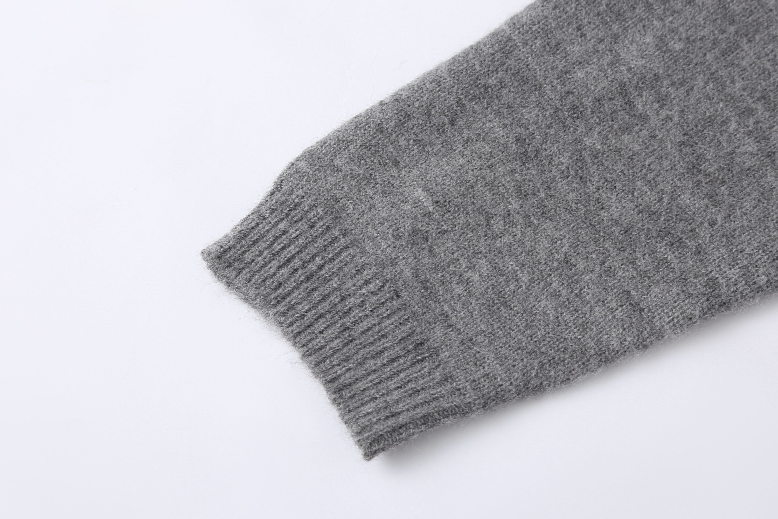 Gray Floral Line Embroidered Cardigan