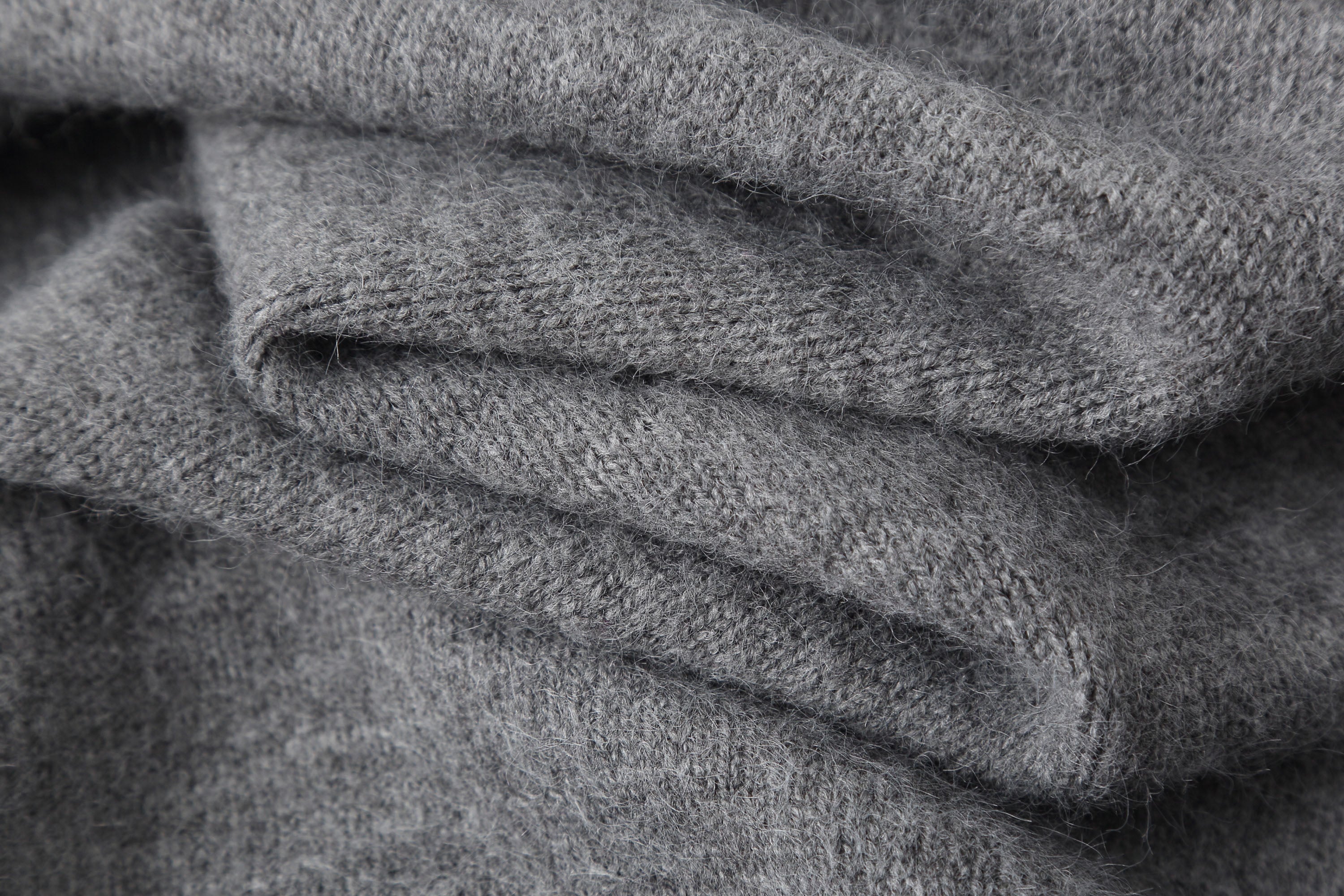 Gray Floral Line Embroidered Cardigan