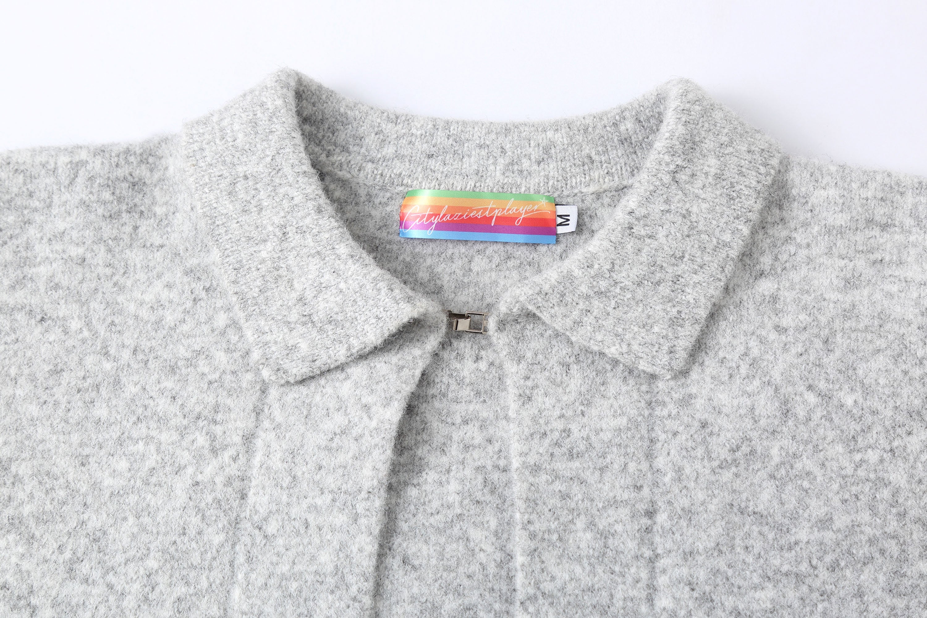 Deep V-Neck Wool Pullover