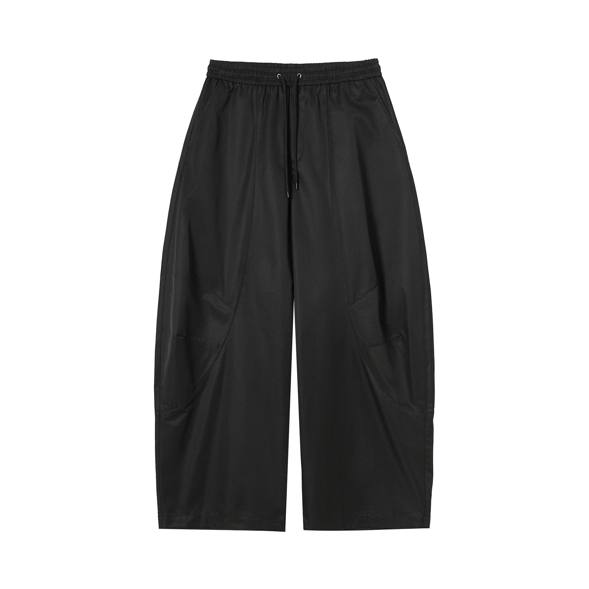 Curved Panel Relaxed Fit Drawstring Pants