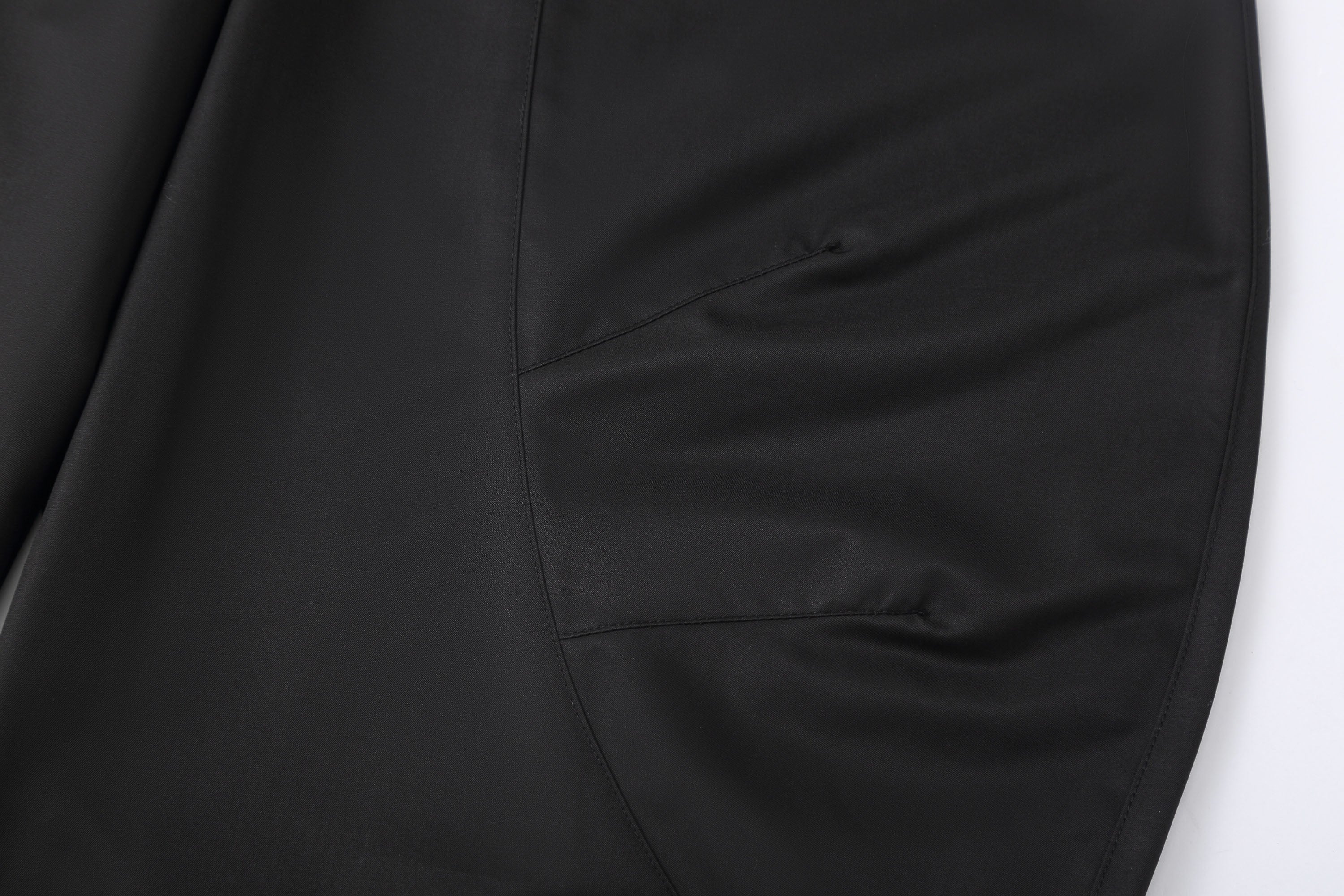 Curved Panel Relaxed Fit Drawstring Pants