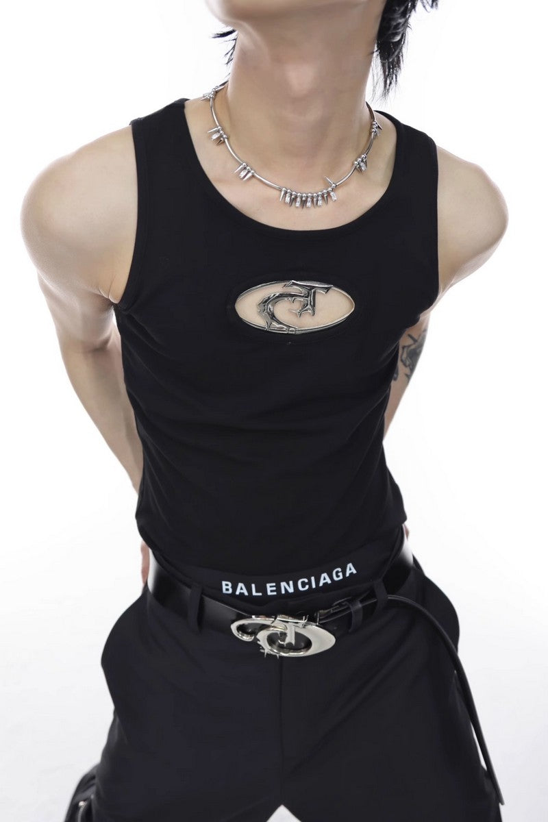 Vest Tee with Logo - chiclara