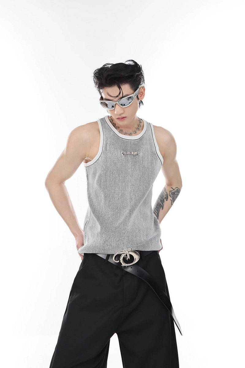 Casual Knitted Vest Tee - chiclara