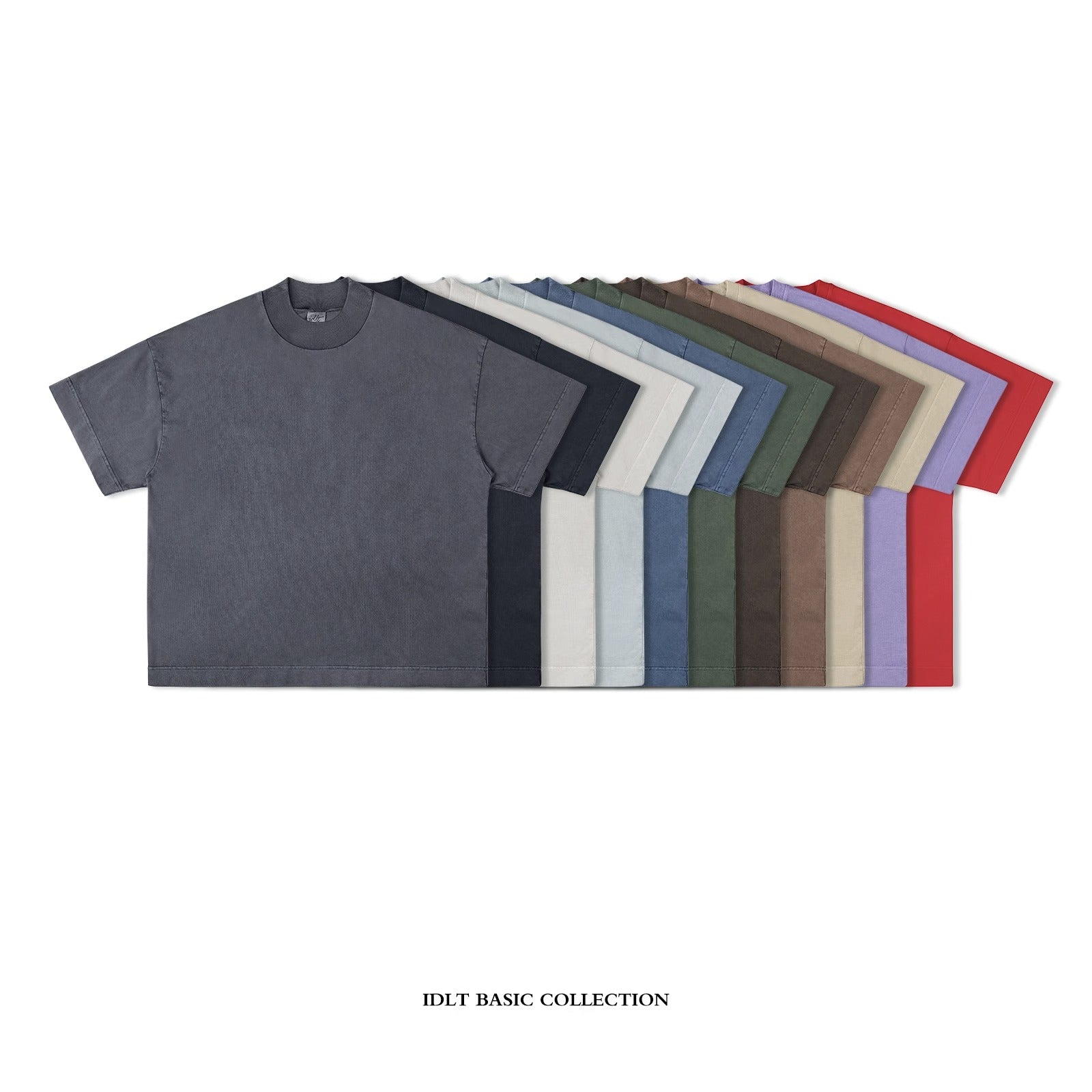 Oversized High Collar Tee Version 5 - chiclara