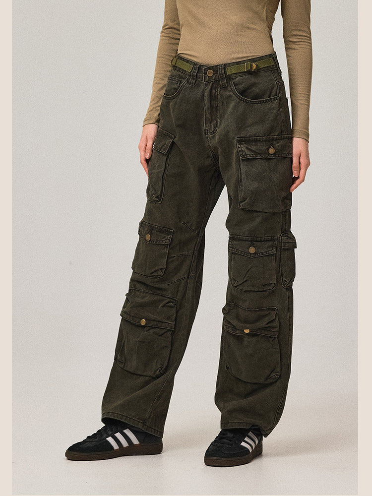 Pantalon à jambes larges occasionnels en vrac hip-hop