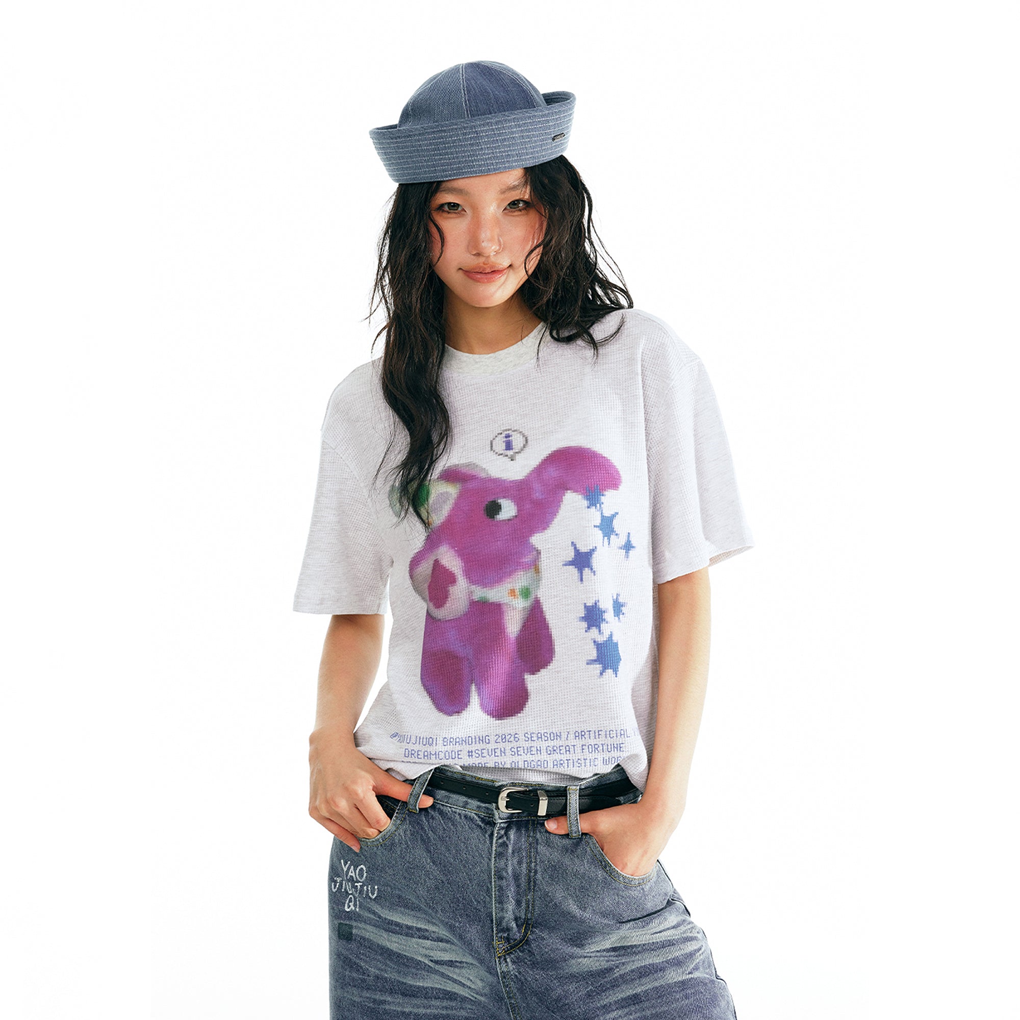 Pixel Graphic Cotton Tee