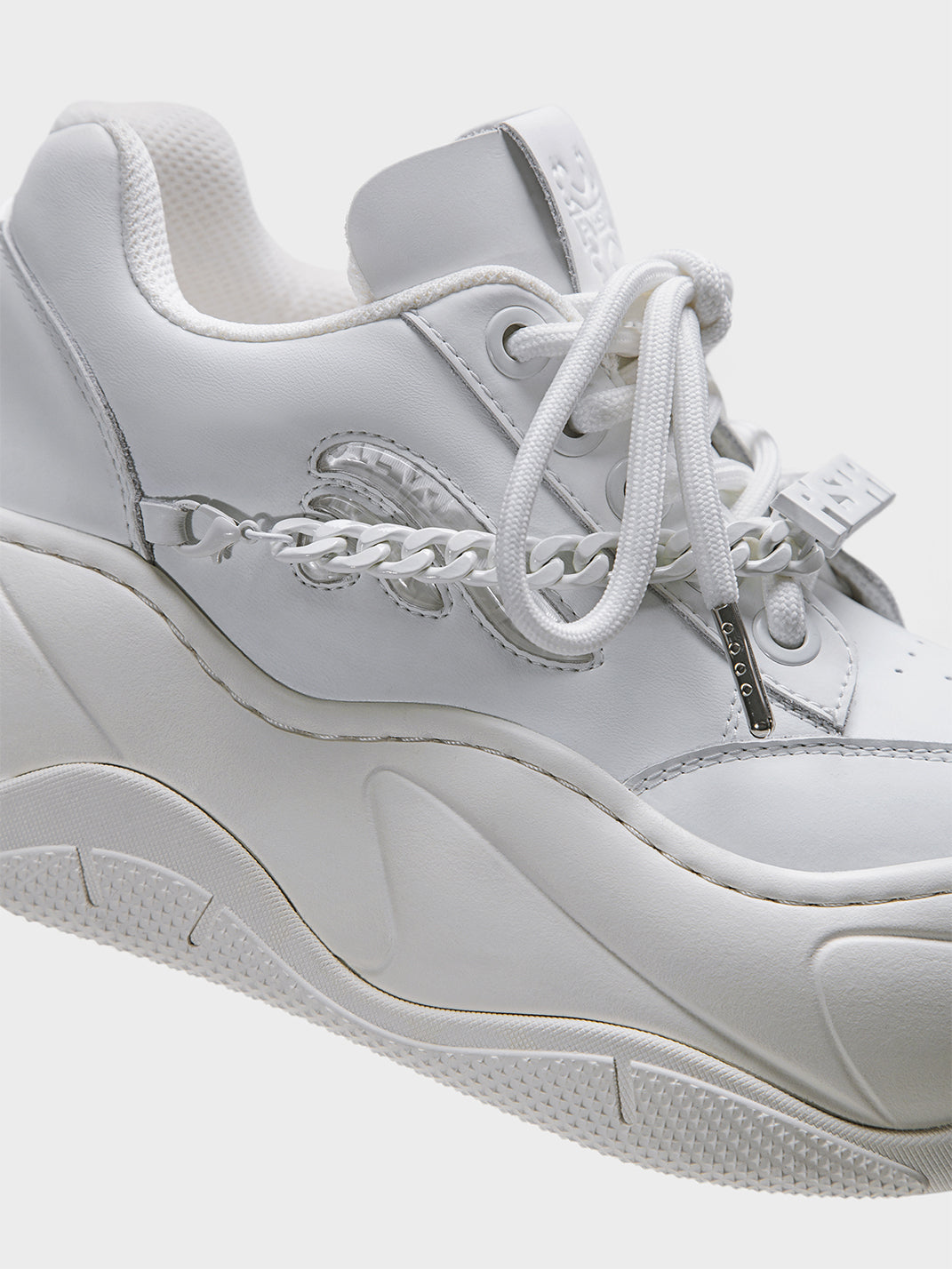 Black WiFi 2.0 Detachable Chain Chunky Sneakers
