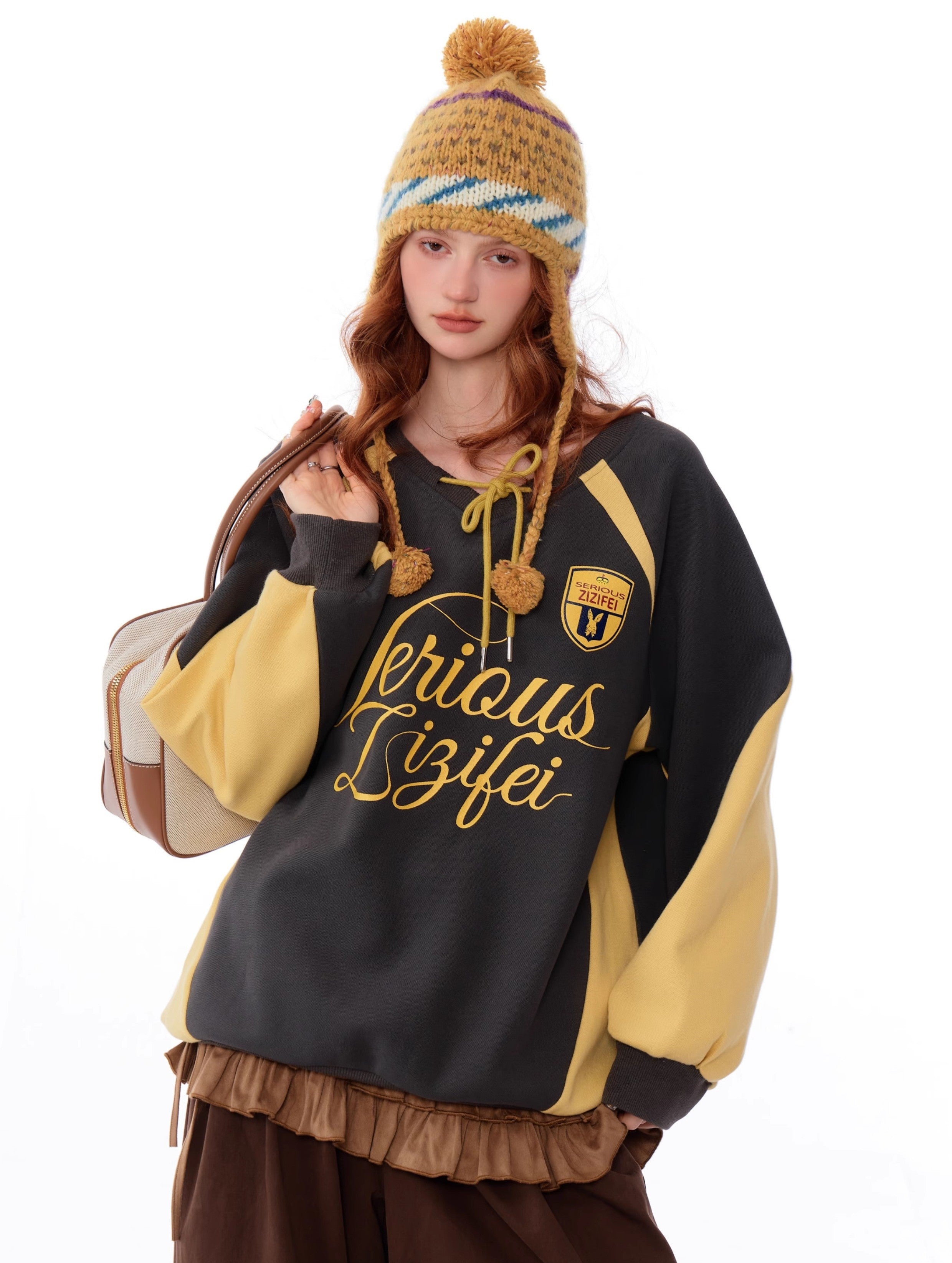 Varsity Letter Raglan SweSshirt