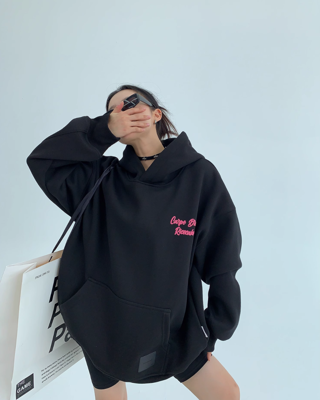Pink Carpe Diem Script Hoodie