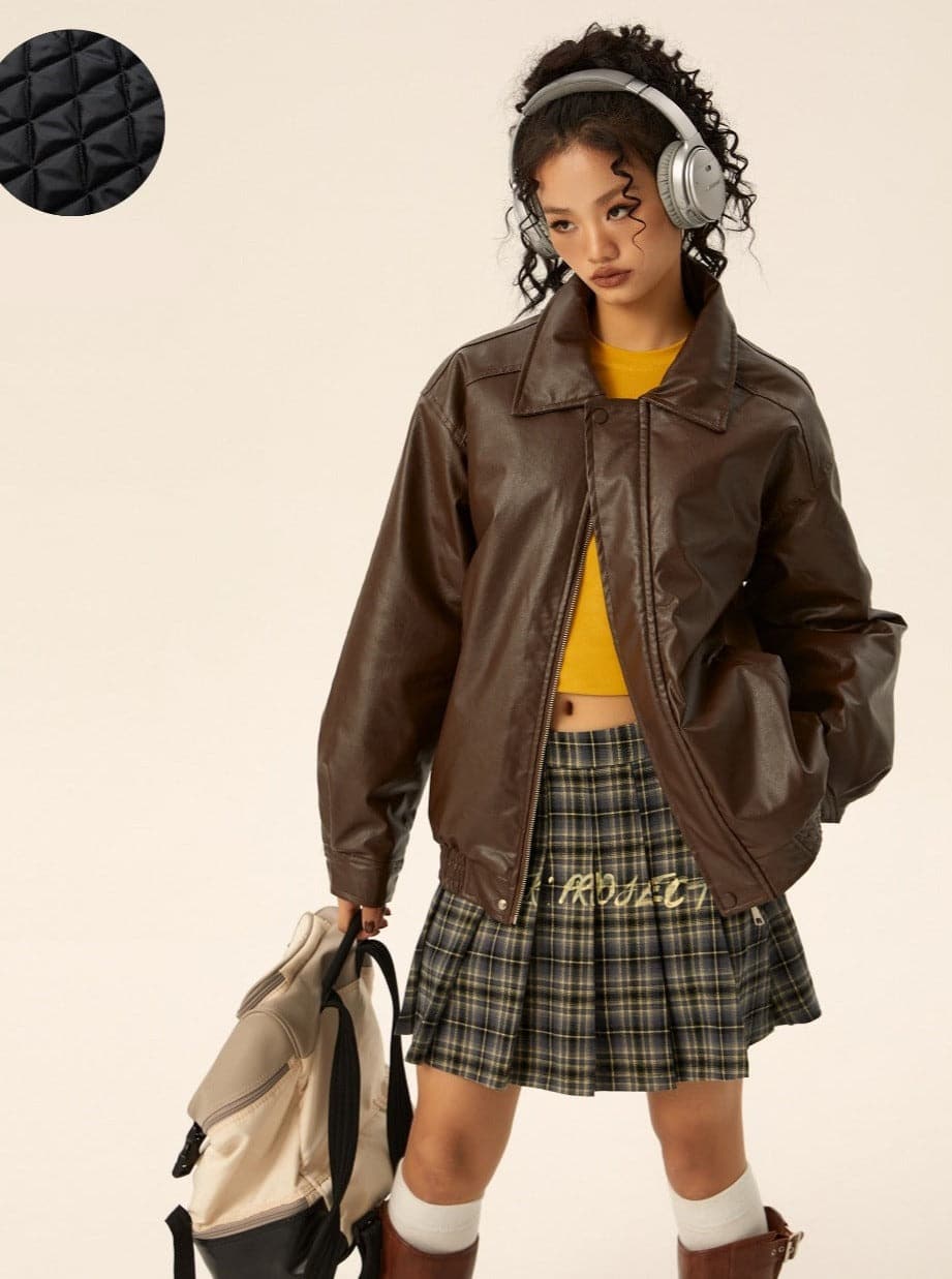 Maillard Premium Leather Jacket - chiclara