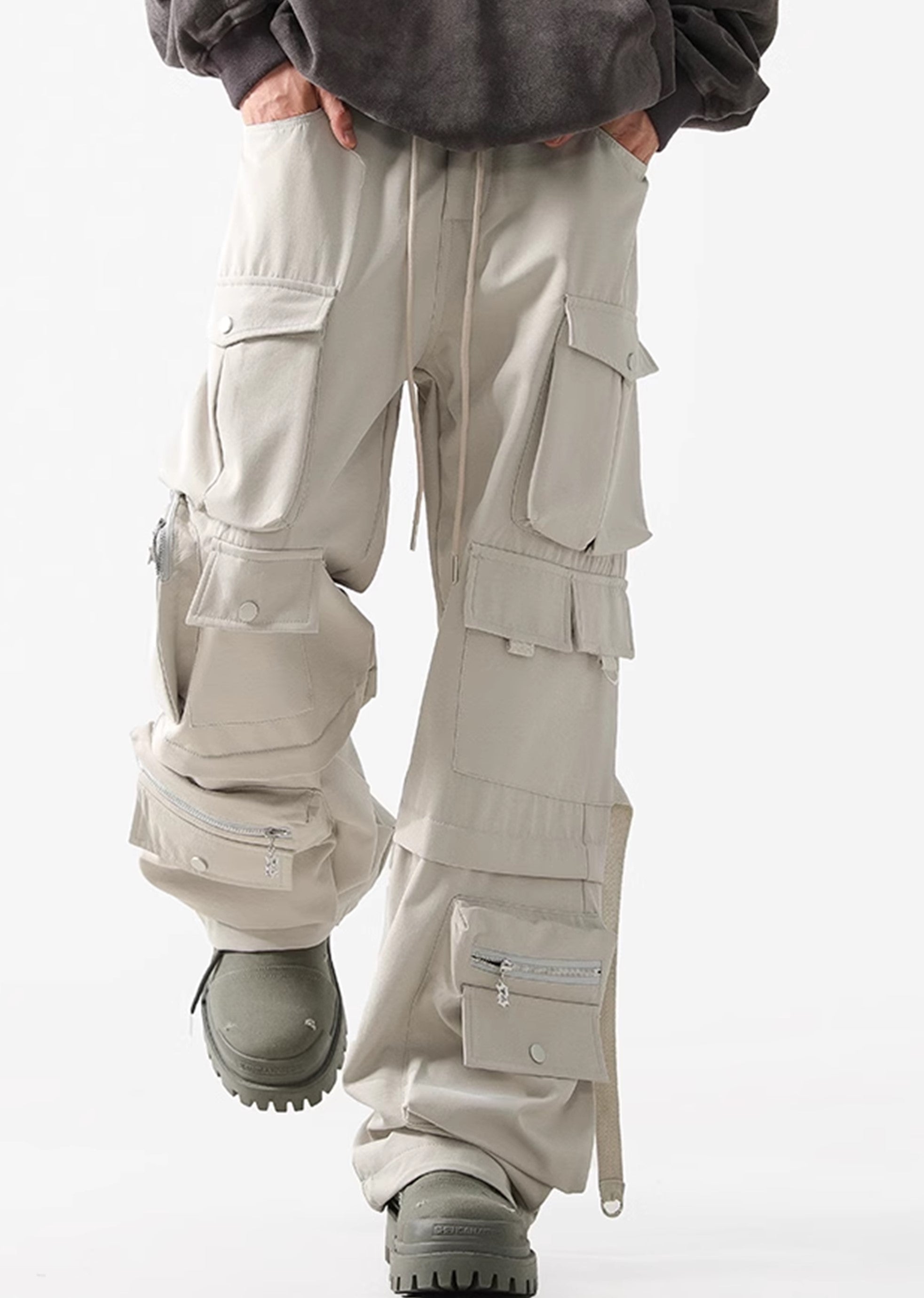 Pantalones de carga de múltiples diseño de múltiples bolsillos