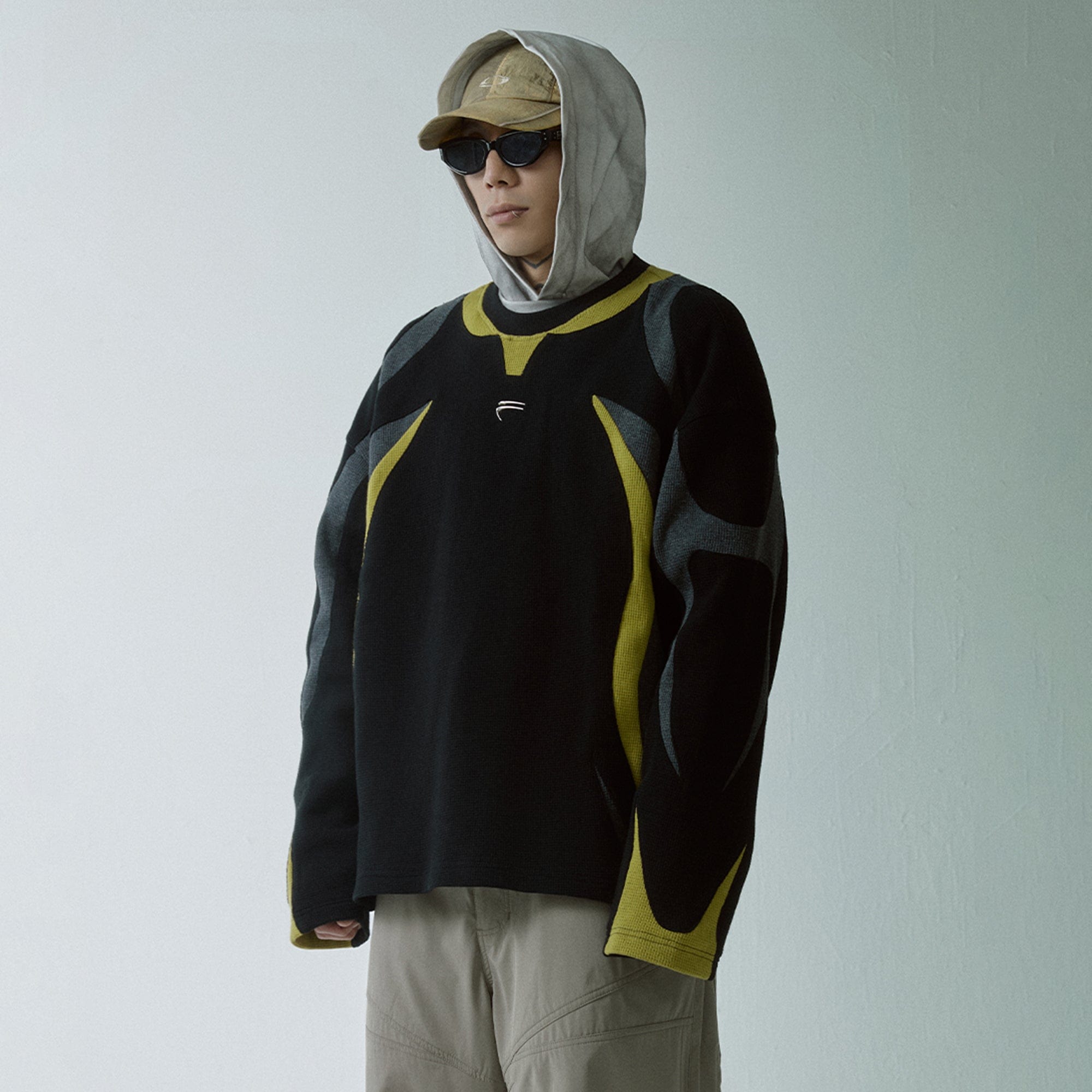 Technisches Fleece Sweatshirt