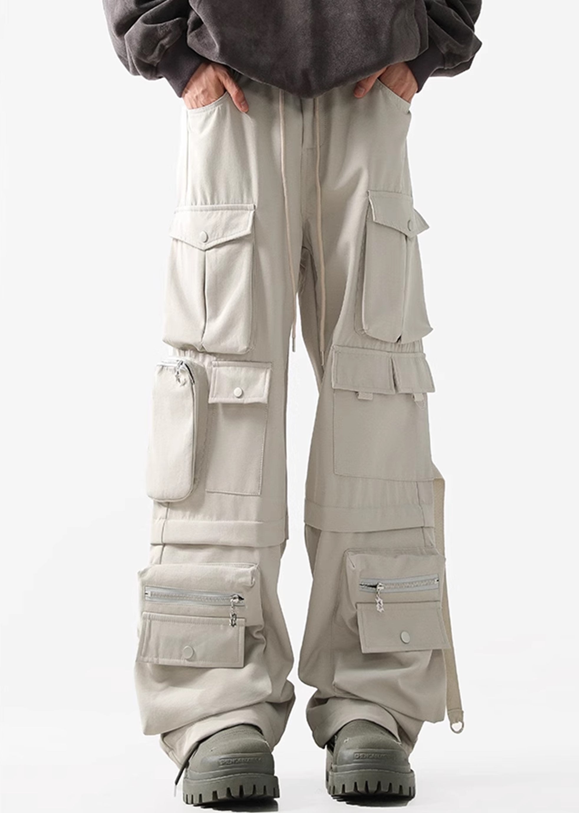 Pantalones de carga de múltiples diseño de múltiples bolsillos