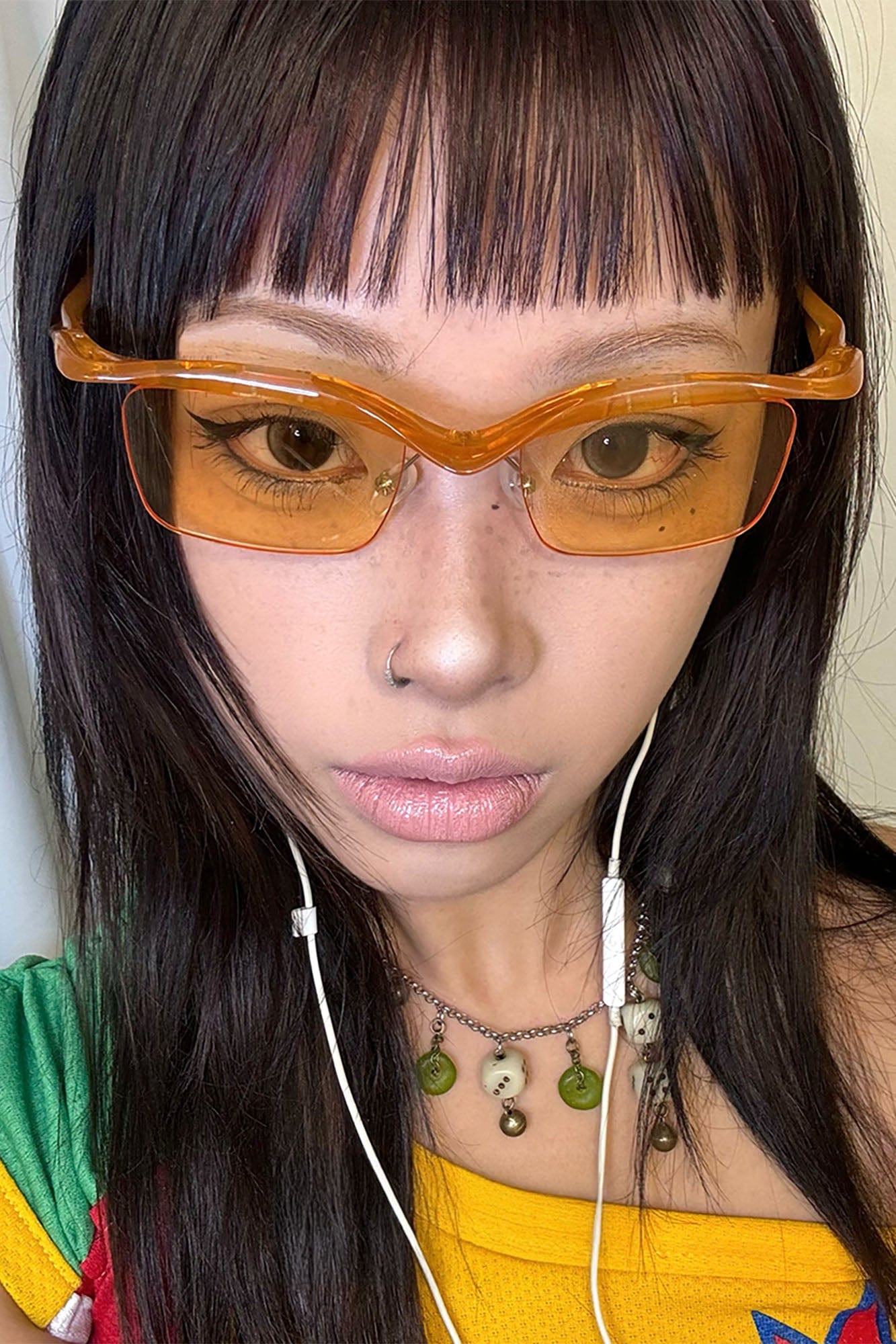 Streamlined Half-Rim Tint Sunglasses - view 9