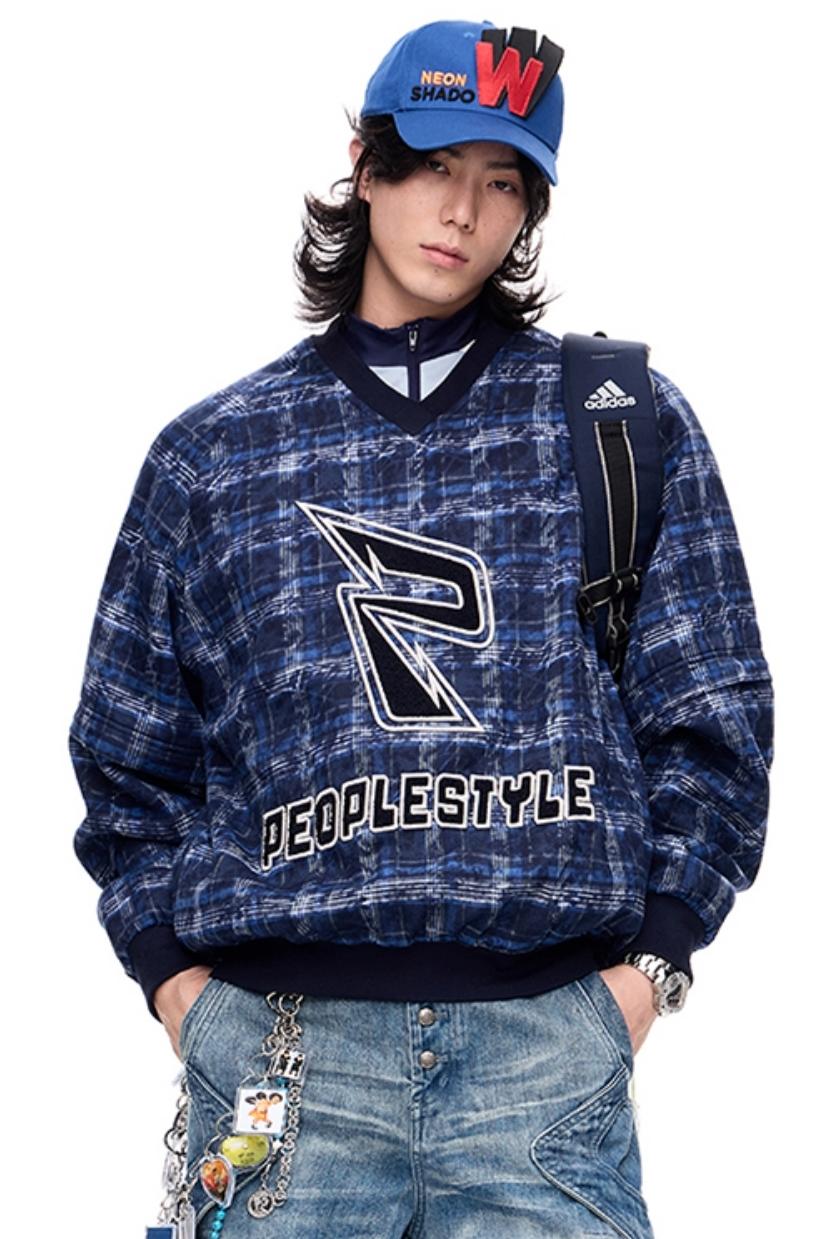 Men's Checked Fleece Detachable Shirt