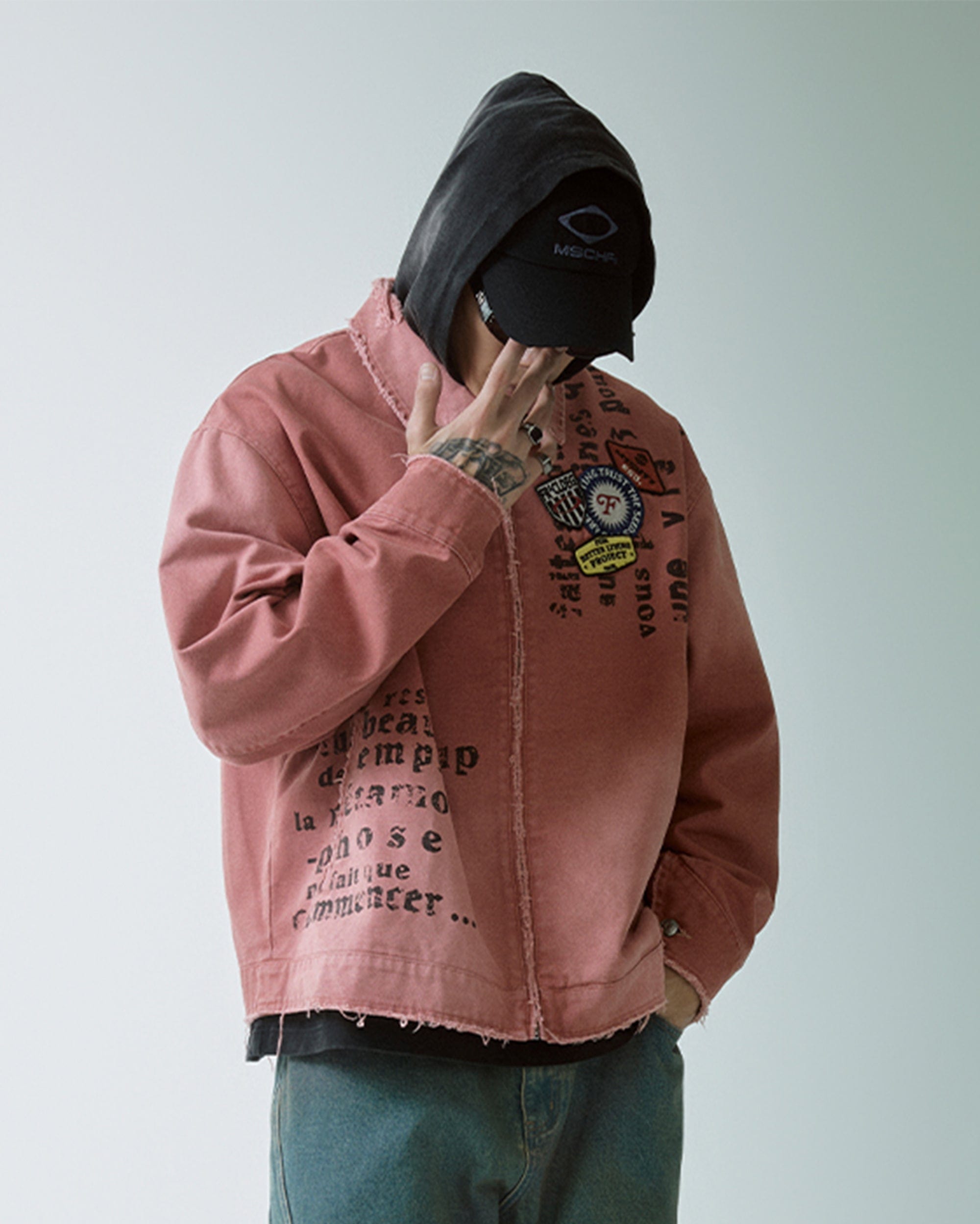 Chaqueta de mezclilla streetwear