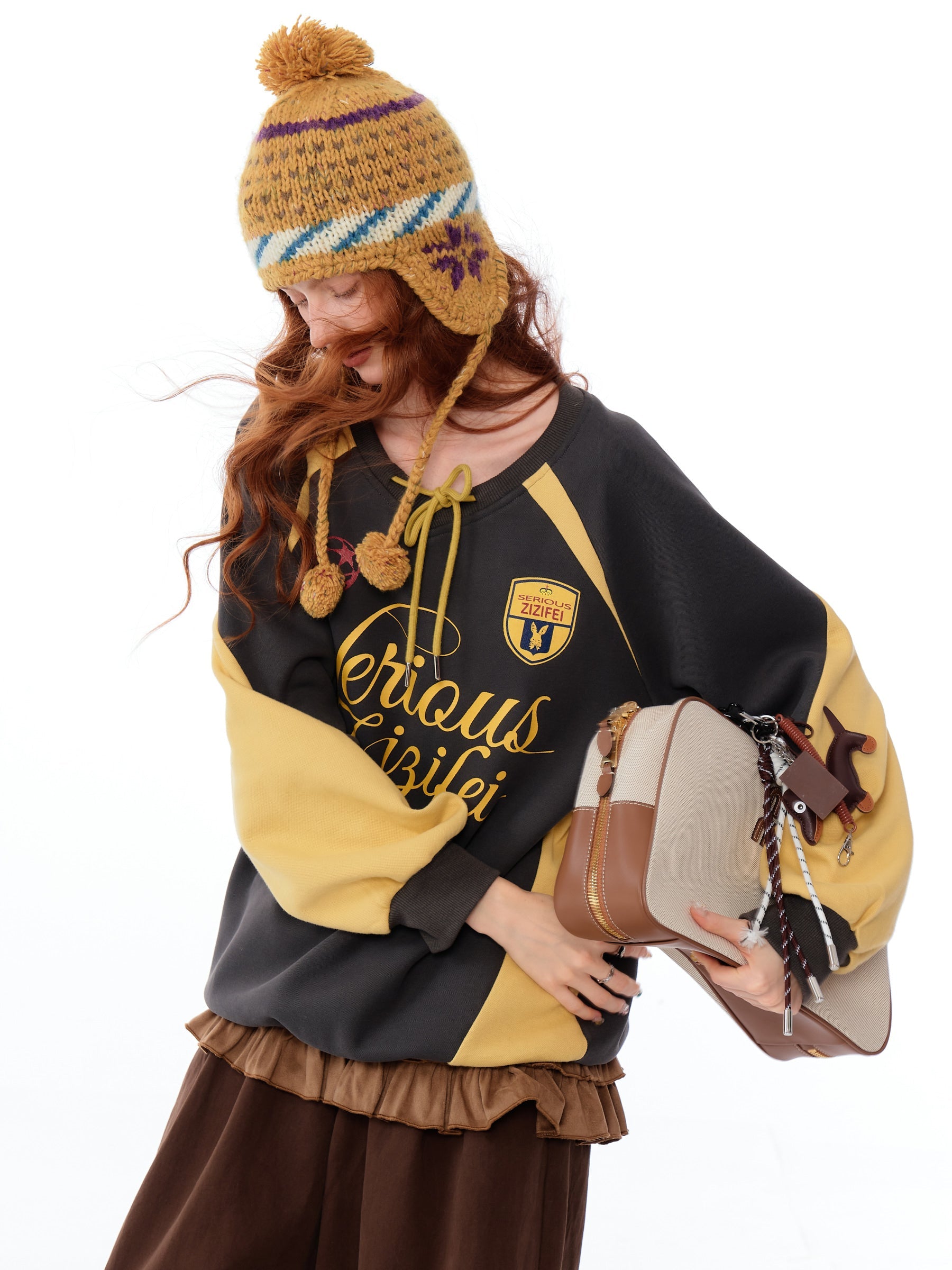 Varsity Letter Raglan SweSshirt