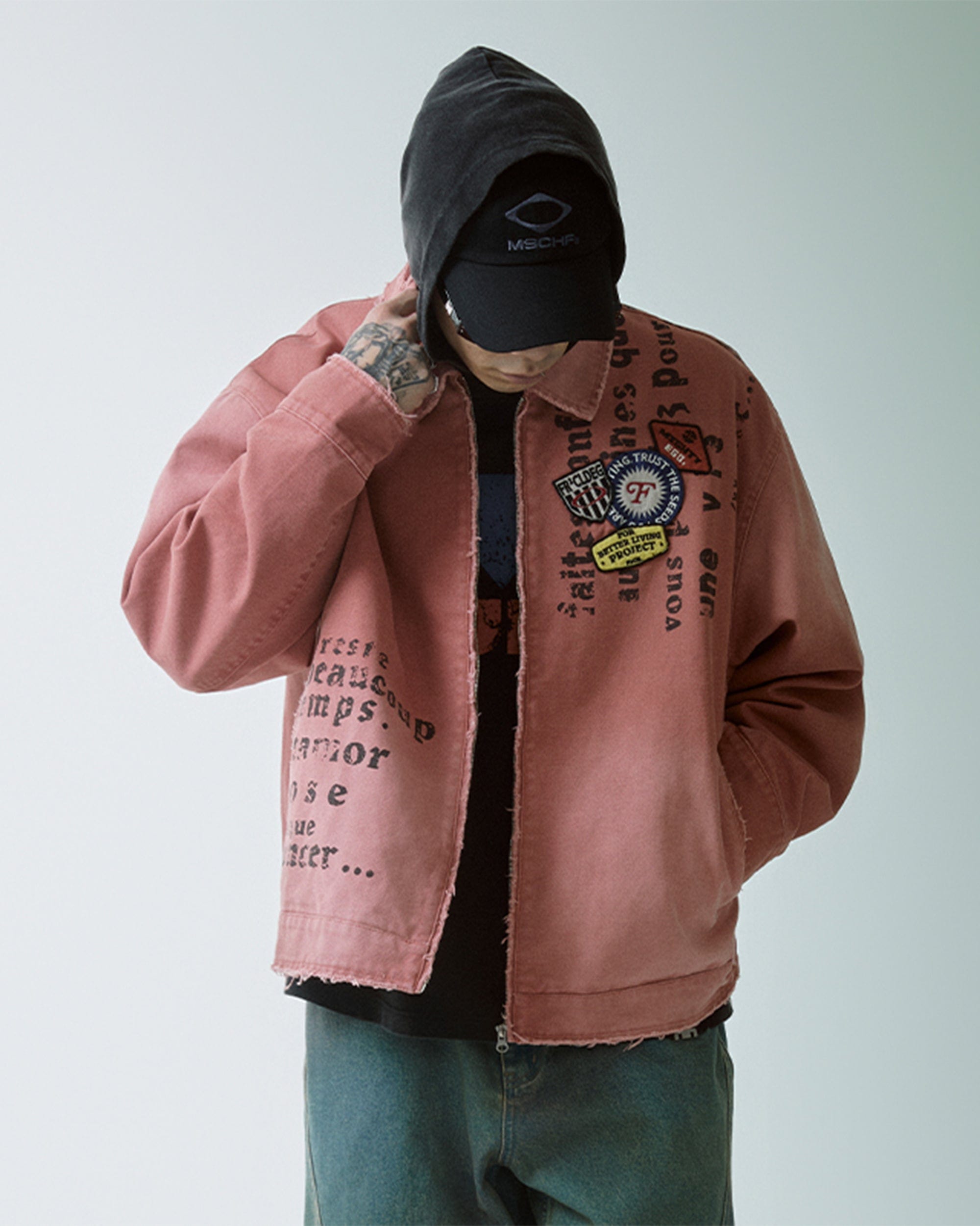 Chaqueta de mezclilla streetwear