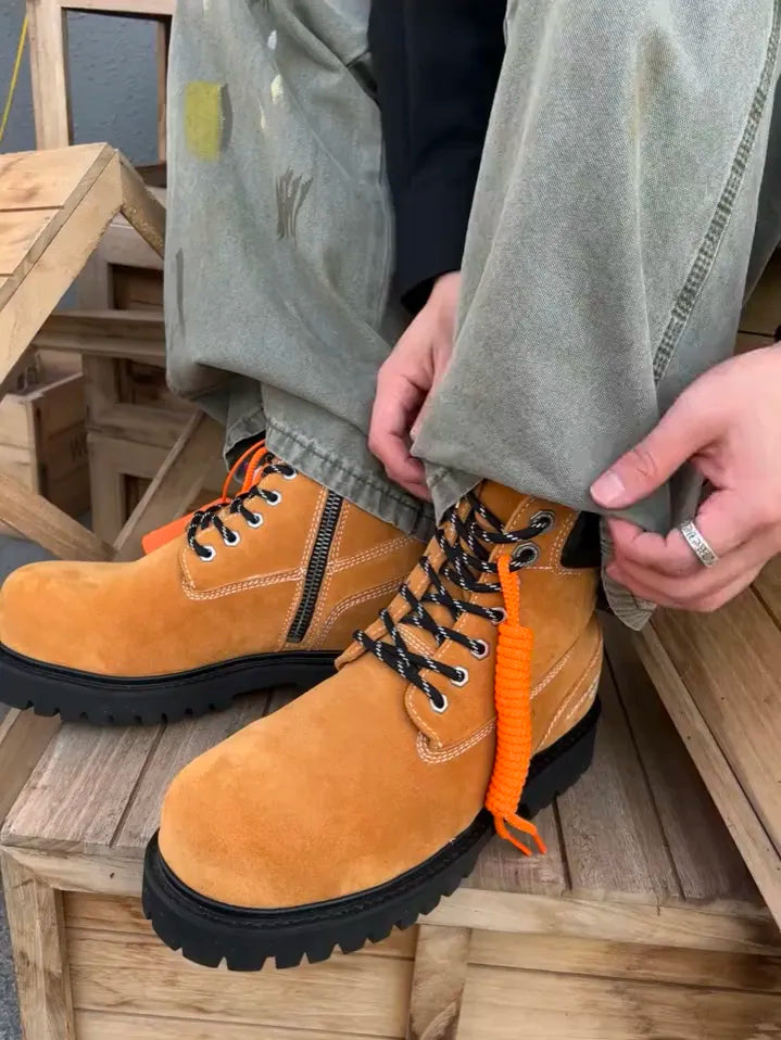 Yellow Stardust Martin Boots