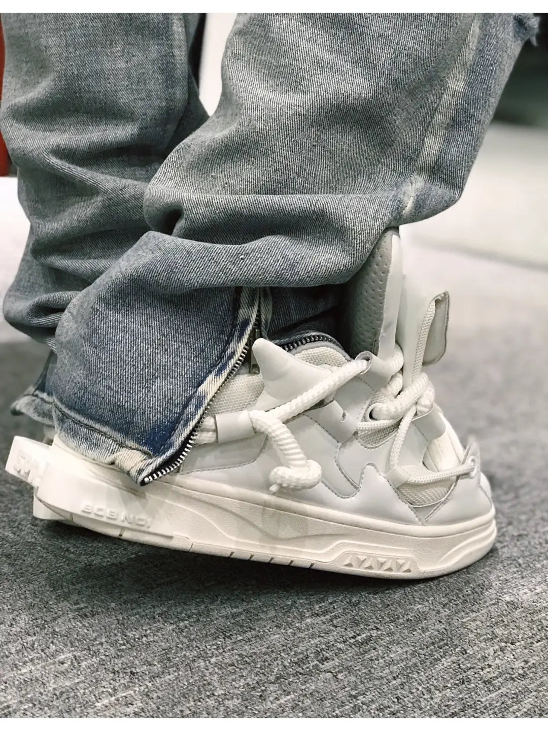 Black Whale Chunky Sneakers