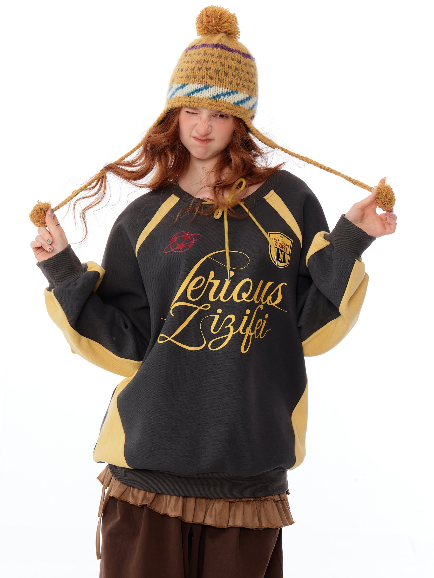 Varsity Letter Raglan SweSshirt