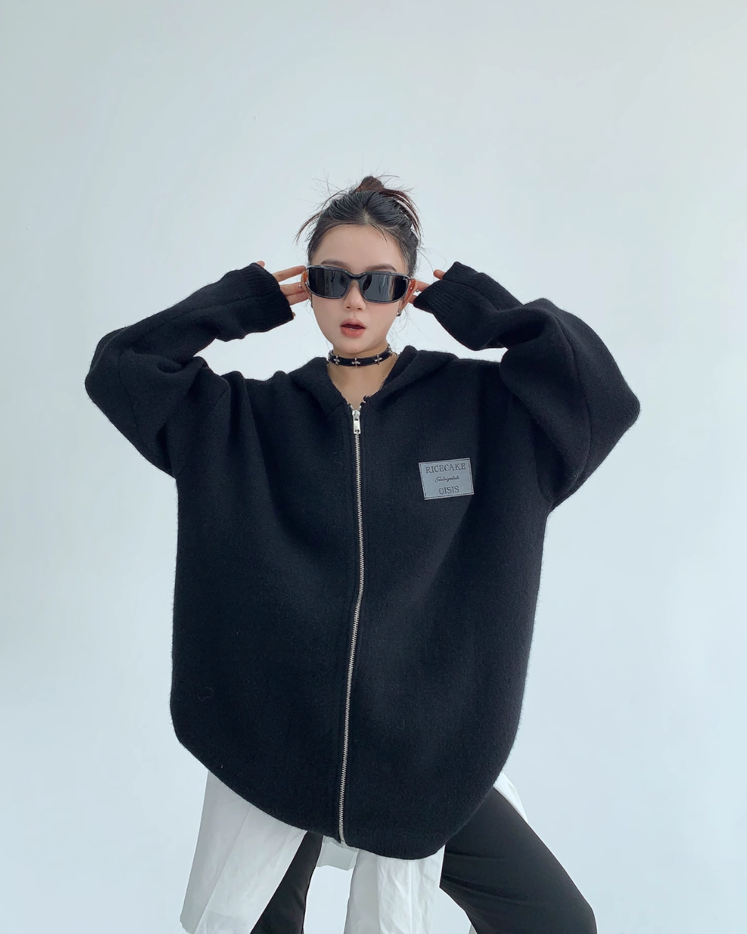 Halo Cross-Zip Hoodie