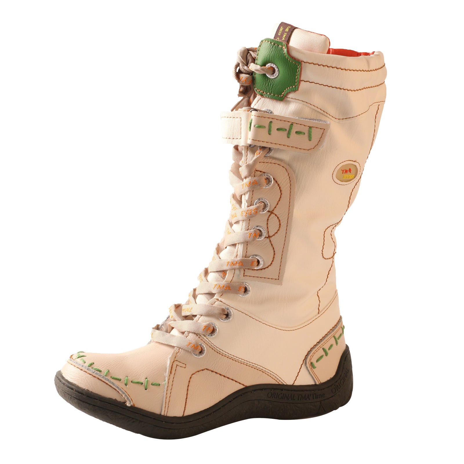 Washed PU Fleece-Lined Y2K Tall Boots