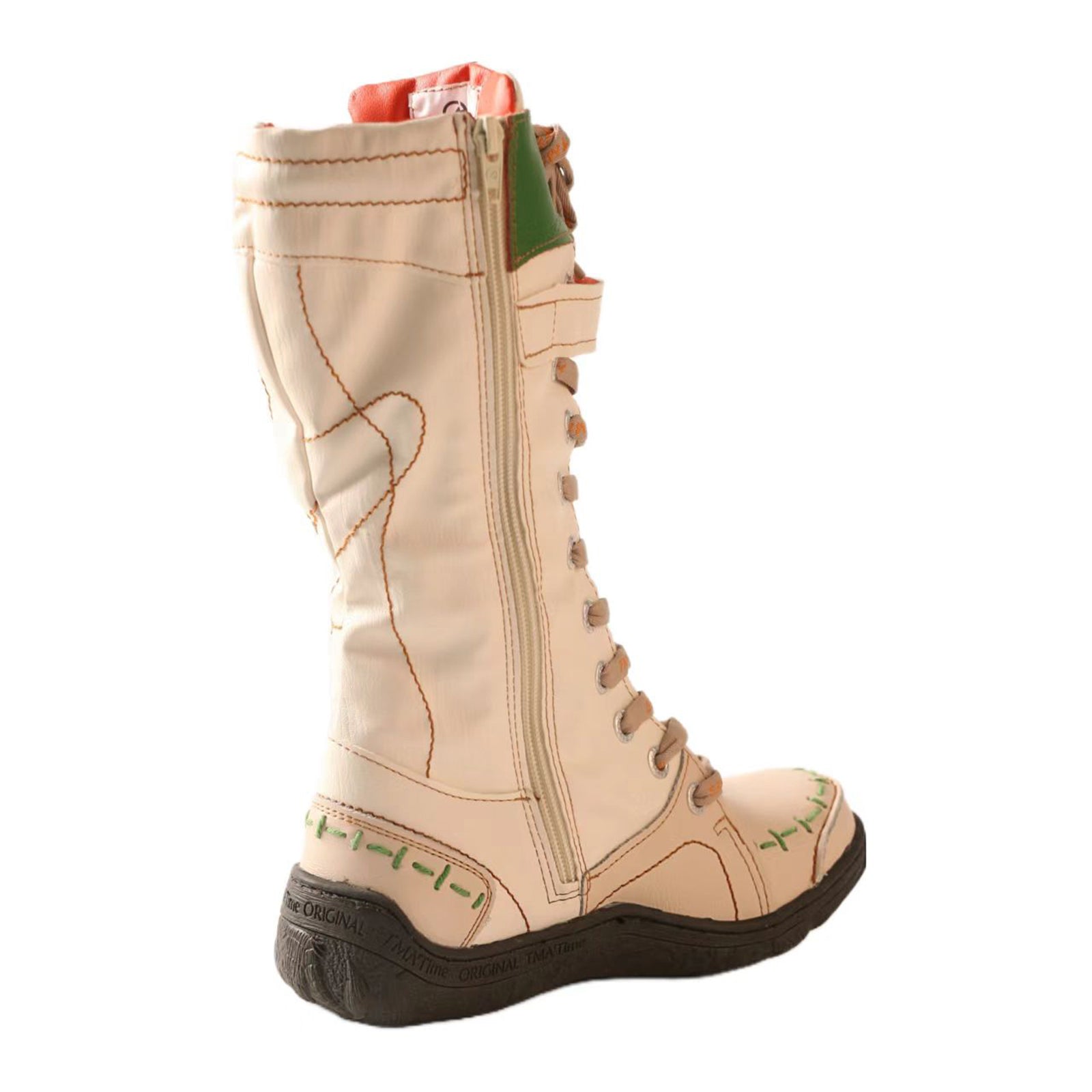 Washed PU Fleece-Lined Y2K Tall Boots
