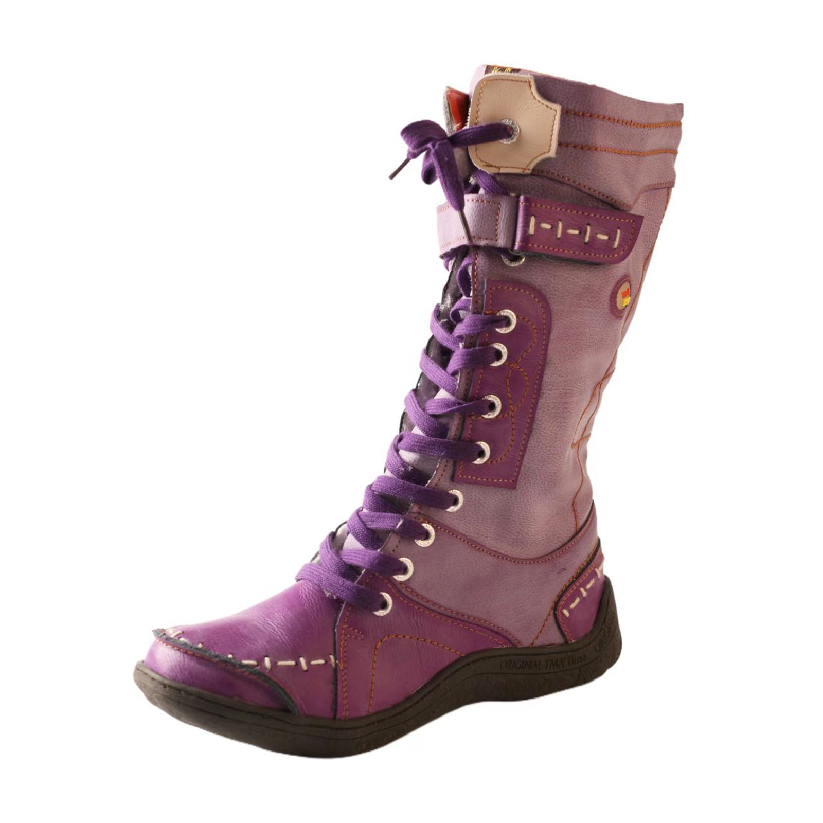Washed PU Fleece-Lined Y2K Tall Boots