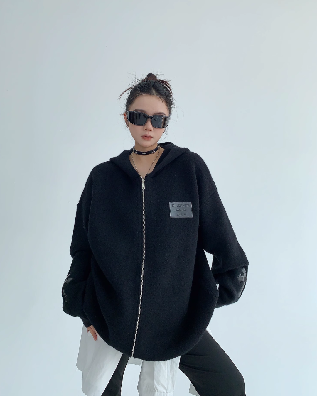 Halo Cross-Zip Hoodie