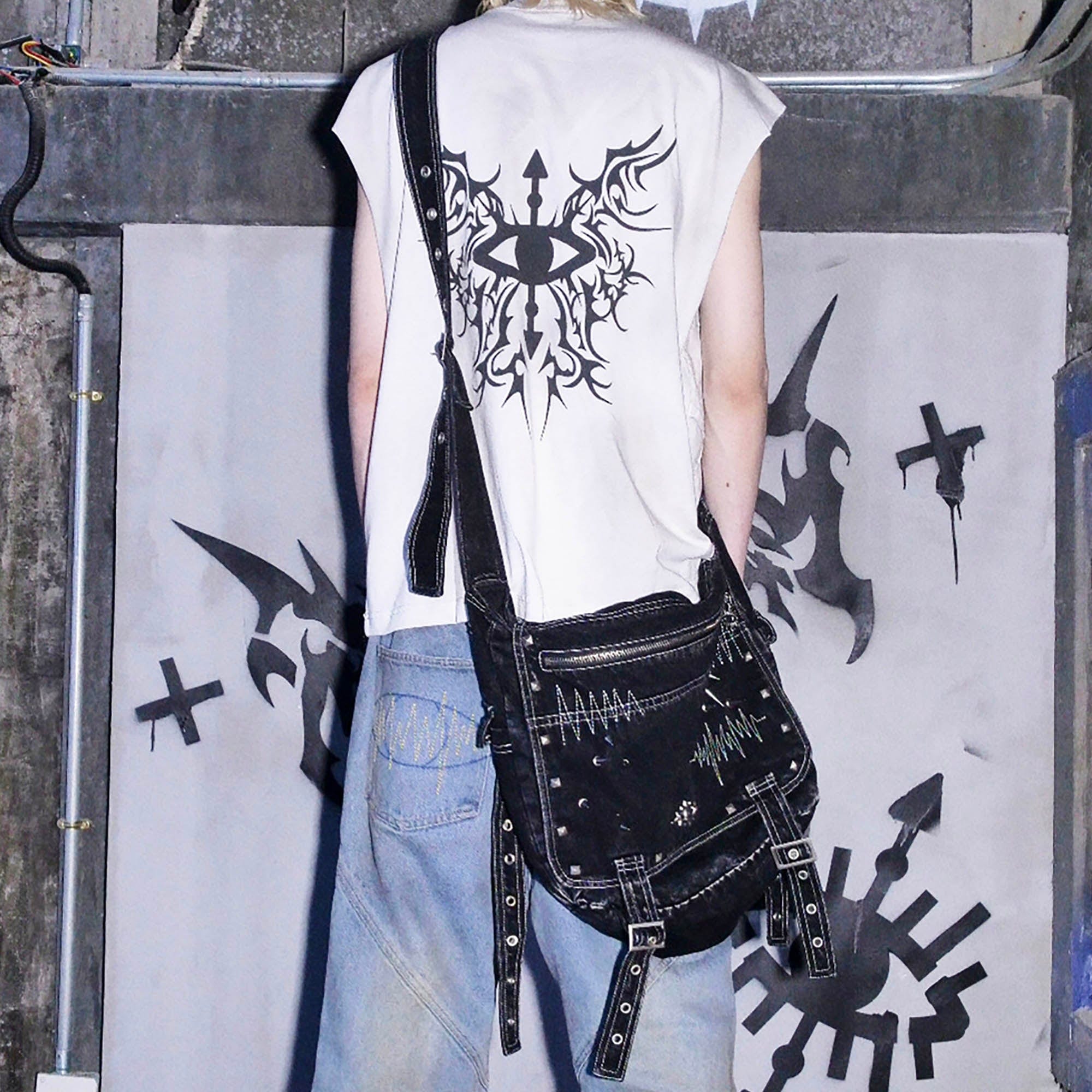 Bolsa de piernas cyberpunk