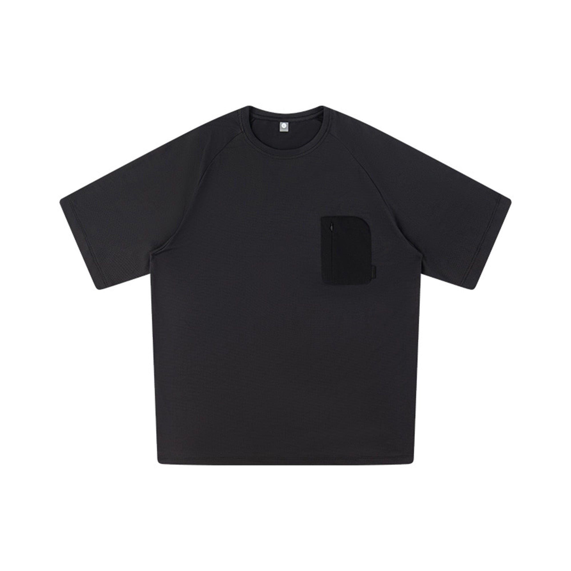 Camiseta de bolsillo de manga de capa