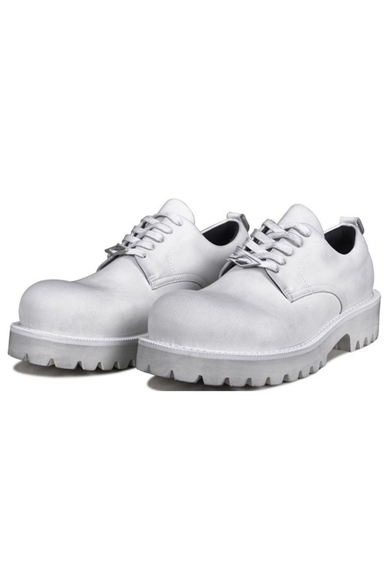 Leather Lug Sole Derby Shoes