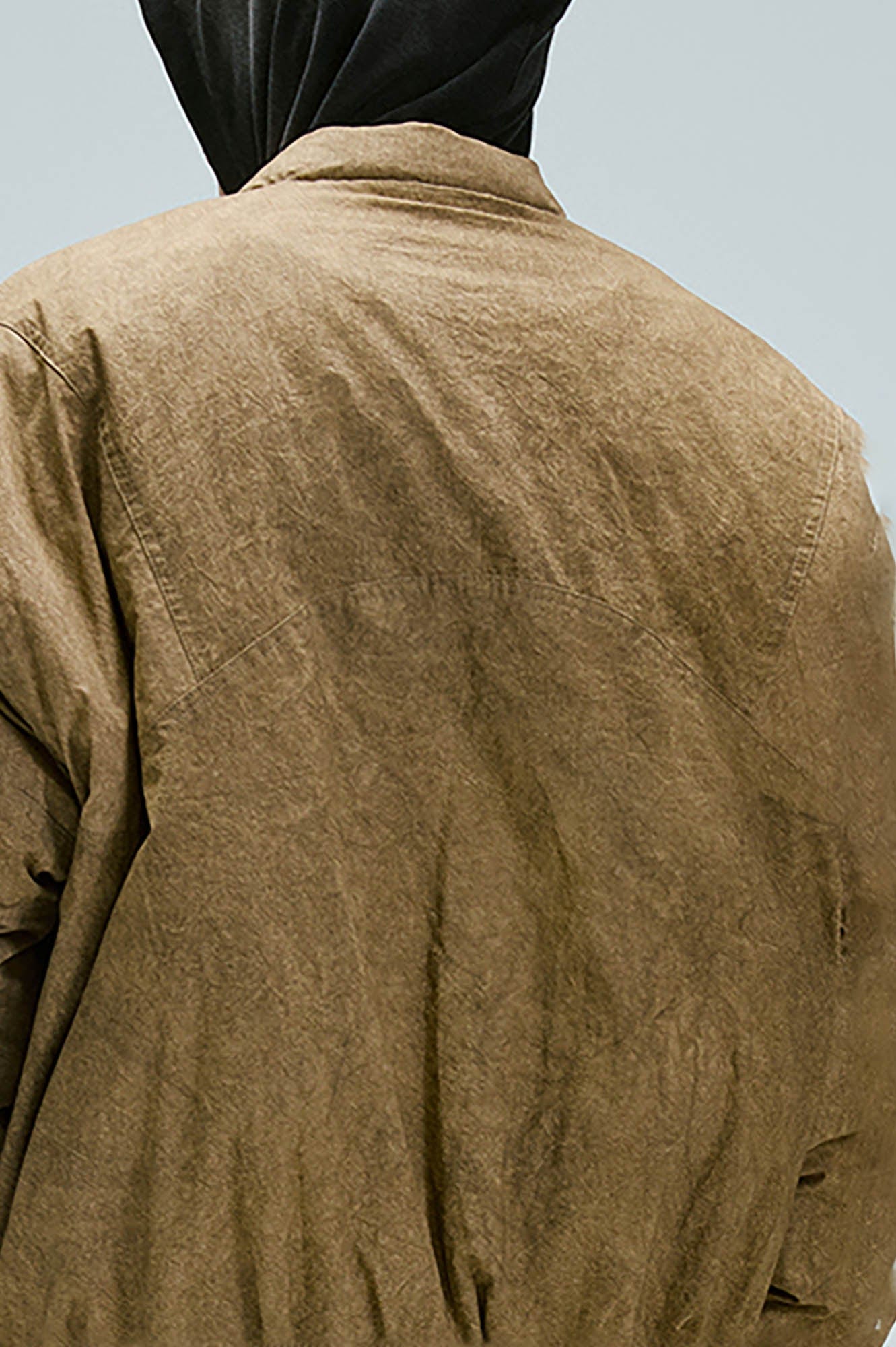 Chaqueta de tope de lona lavada