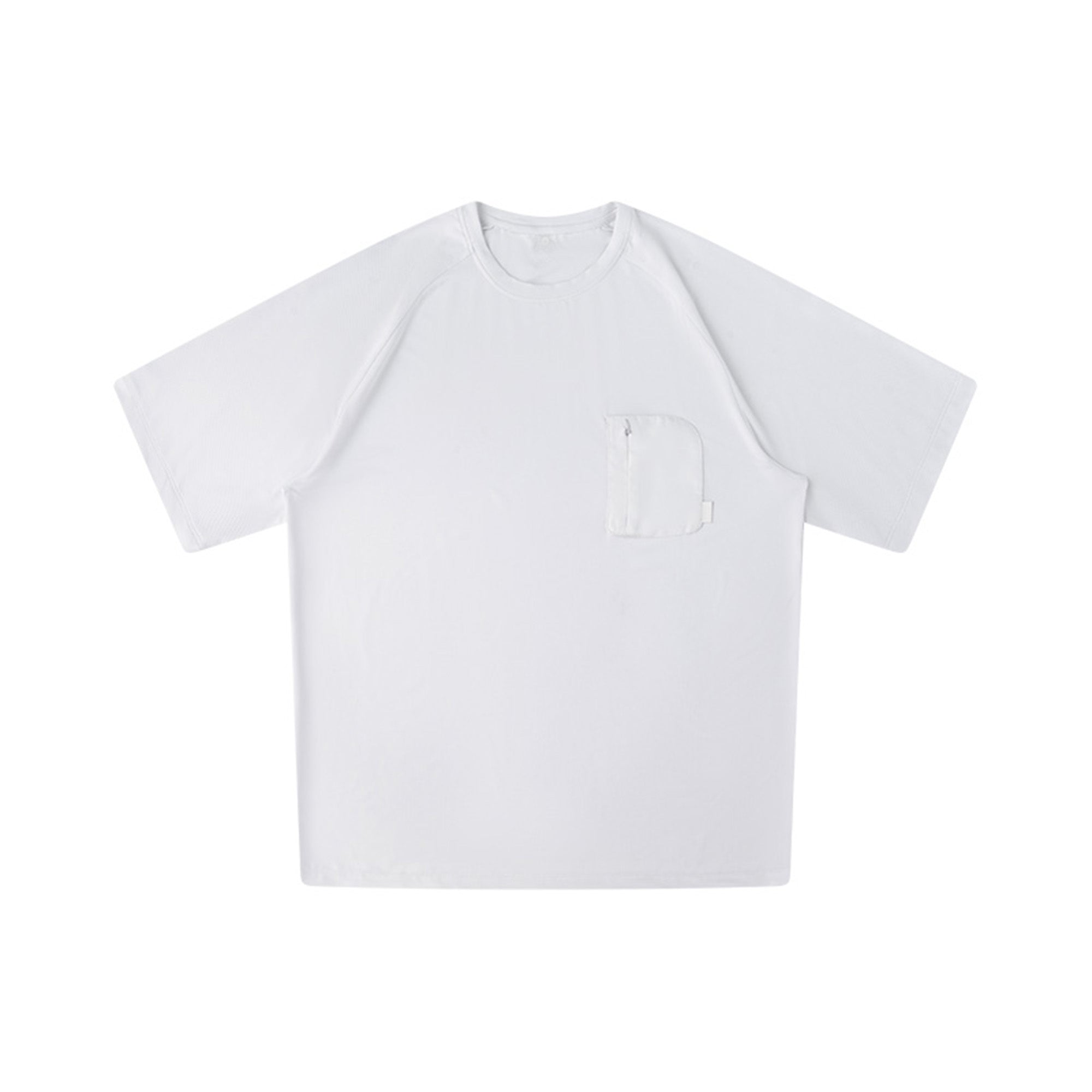 Camiseta de bolsillo de manga de capa