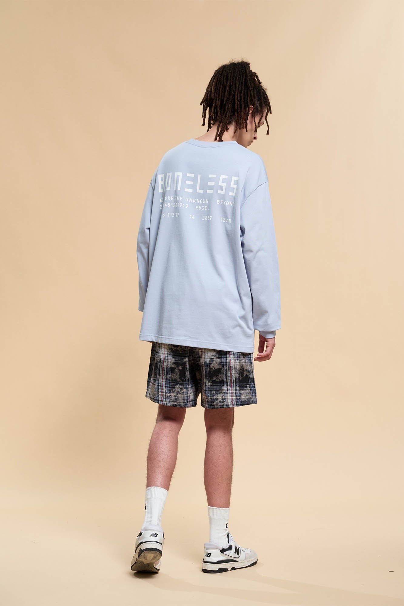 Plaid Draw String Track Shorts