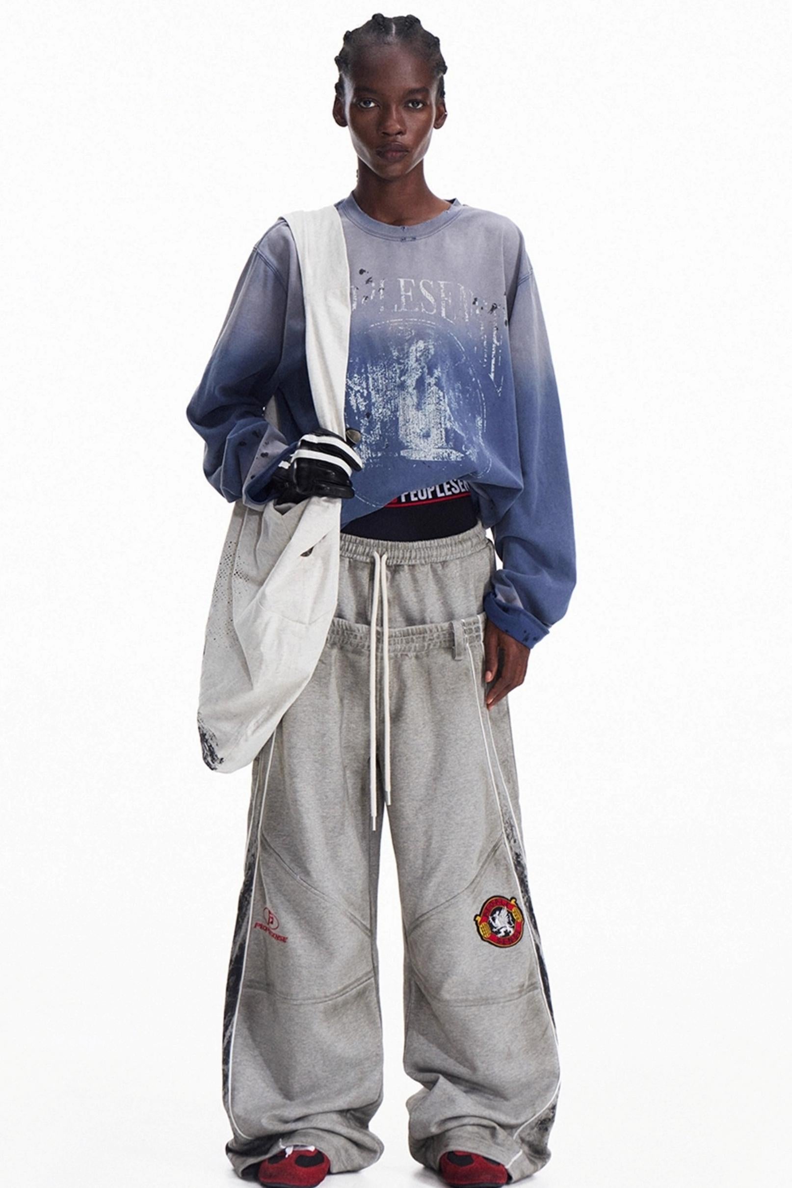 Men's Double-Waisted Sweatpants