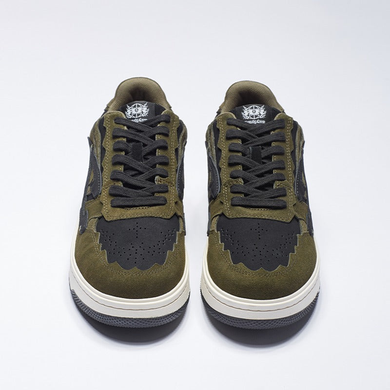Pattern Platform Sneakers Green