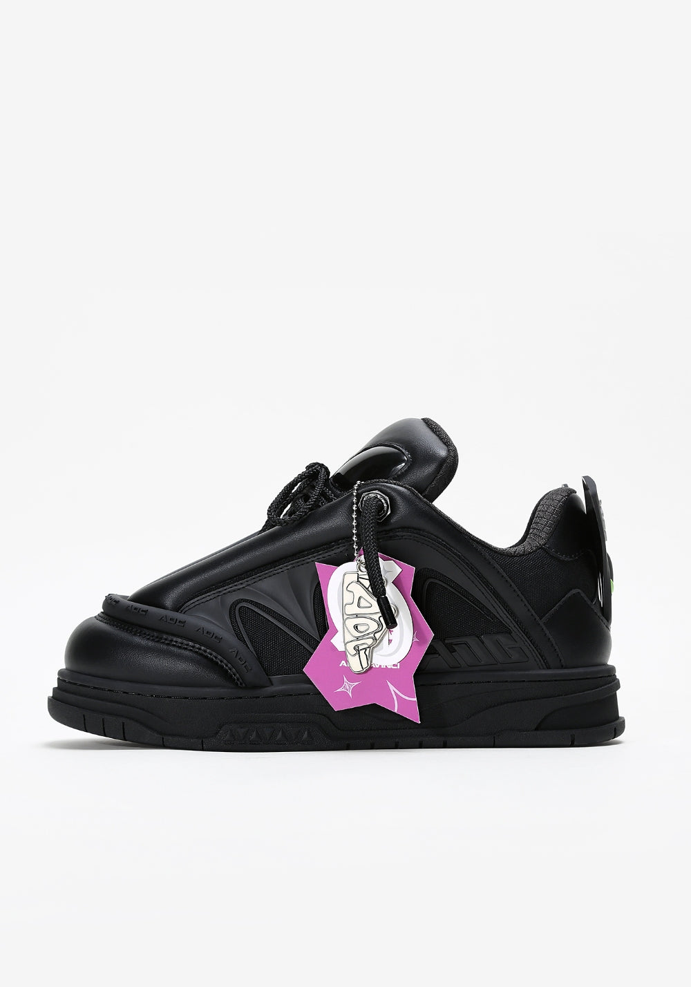 Black Alien Platform Sneakers