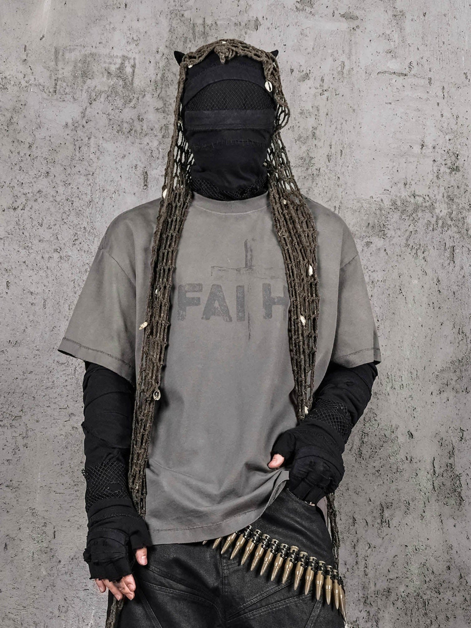 Faith Cross Grey T-Shirt