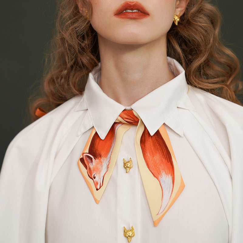 Foxy Elegance Neckerchief - chiclara