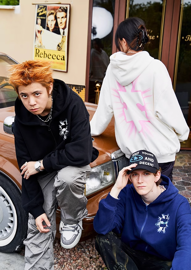 Radiant Jigsaw Puzzle Zip-Up Hoodie - chiclara
